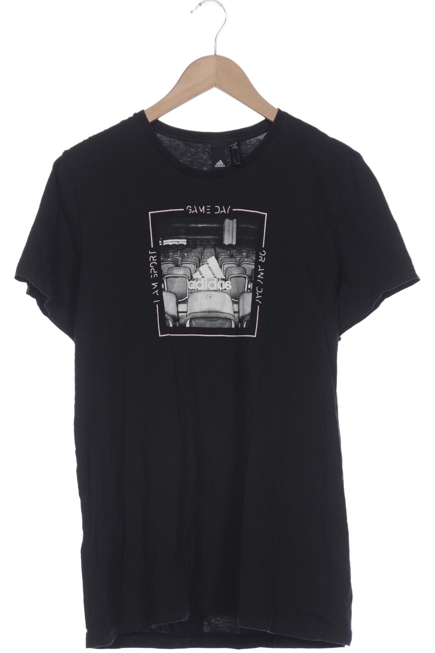 

adidas Herren T-Shirt, schwarz, Gr. 48