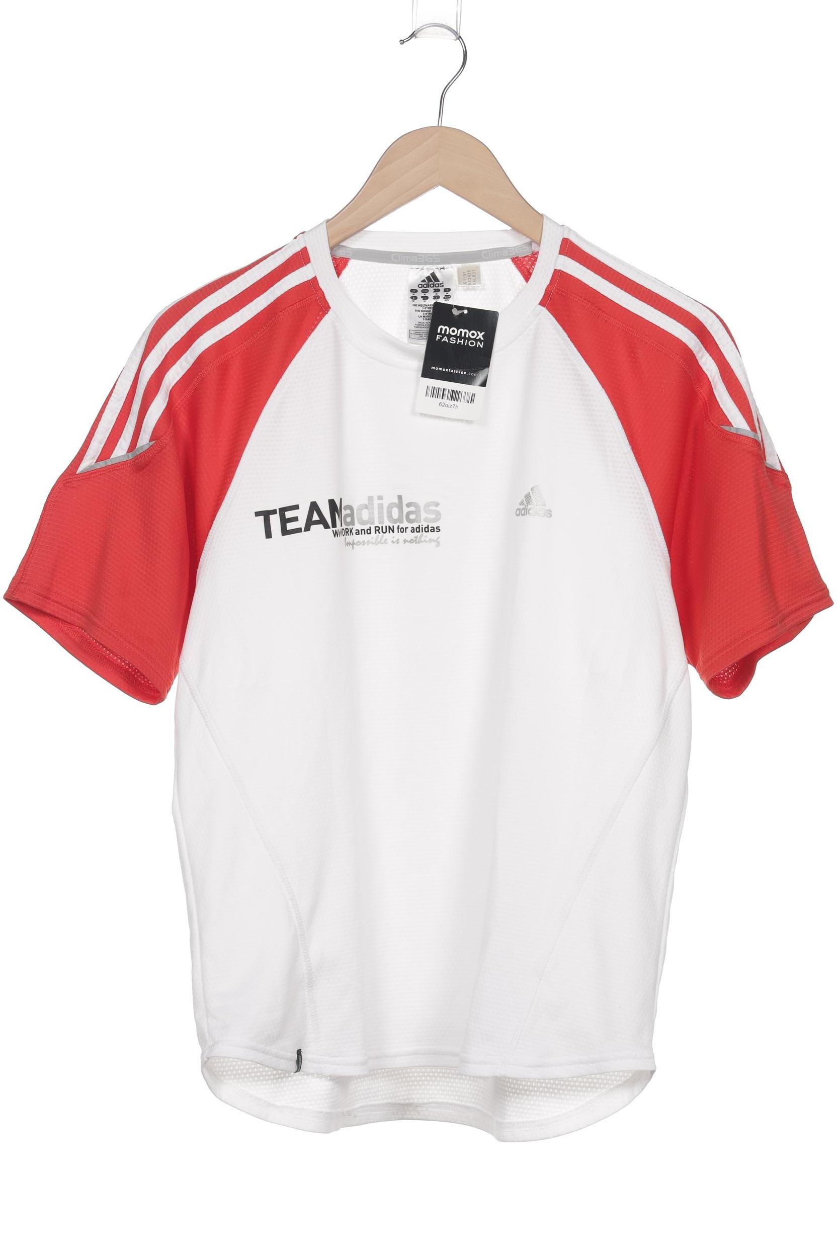

adidas Herren T-Shirt, weiß, Gr. 48