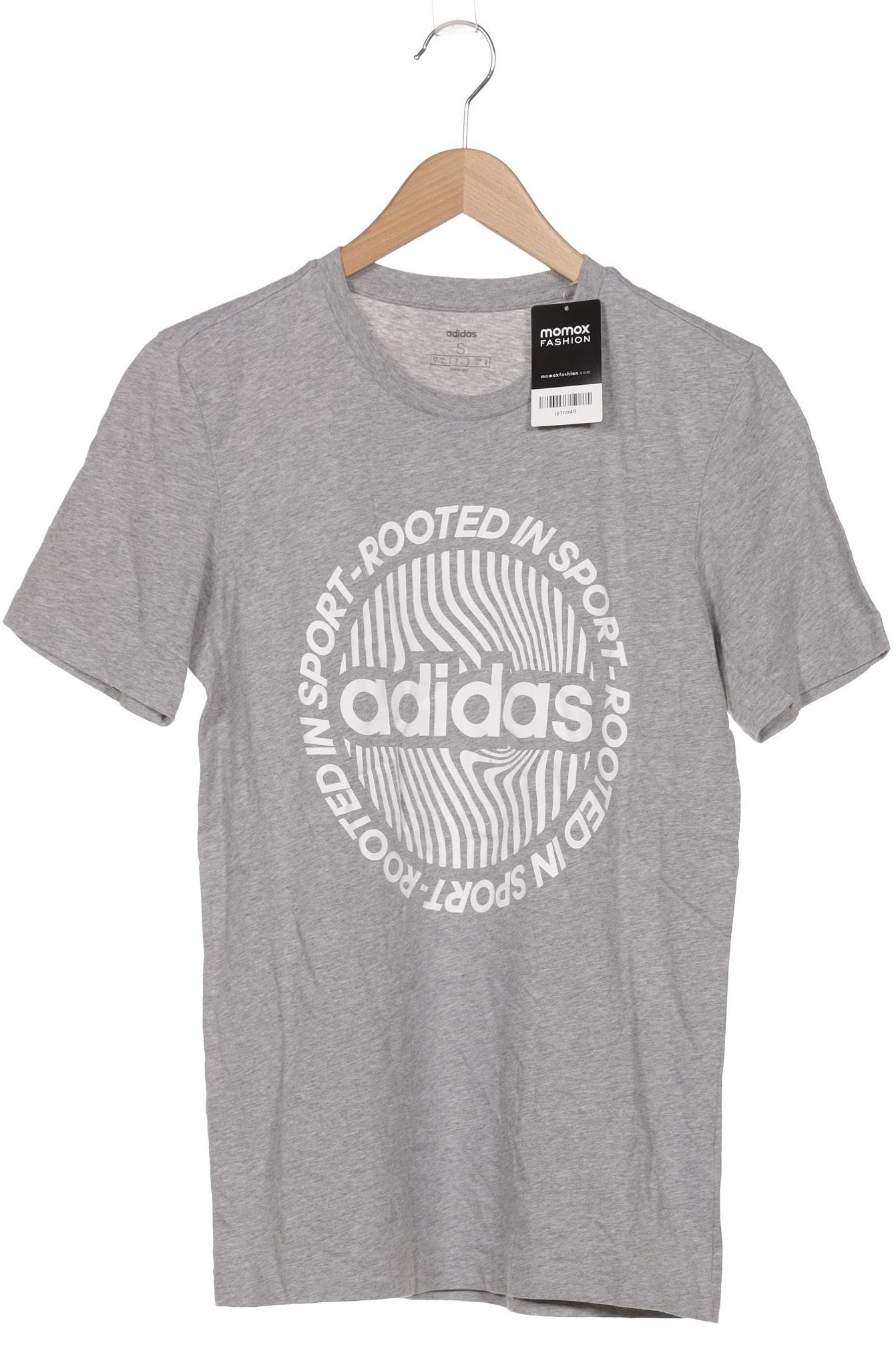 

adidas Herren T-Shirt, grau, Gr. 46