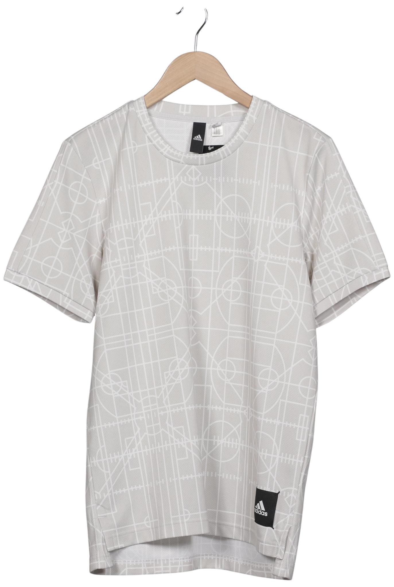 

adidas Herren T-Shirt, grau, Gr. 48