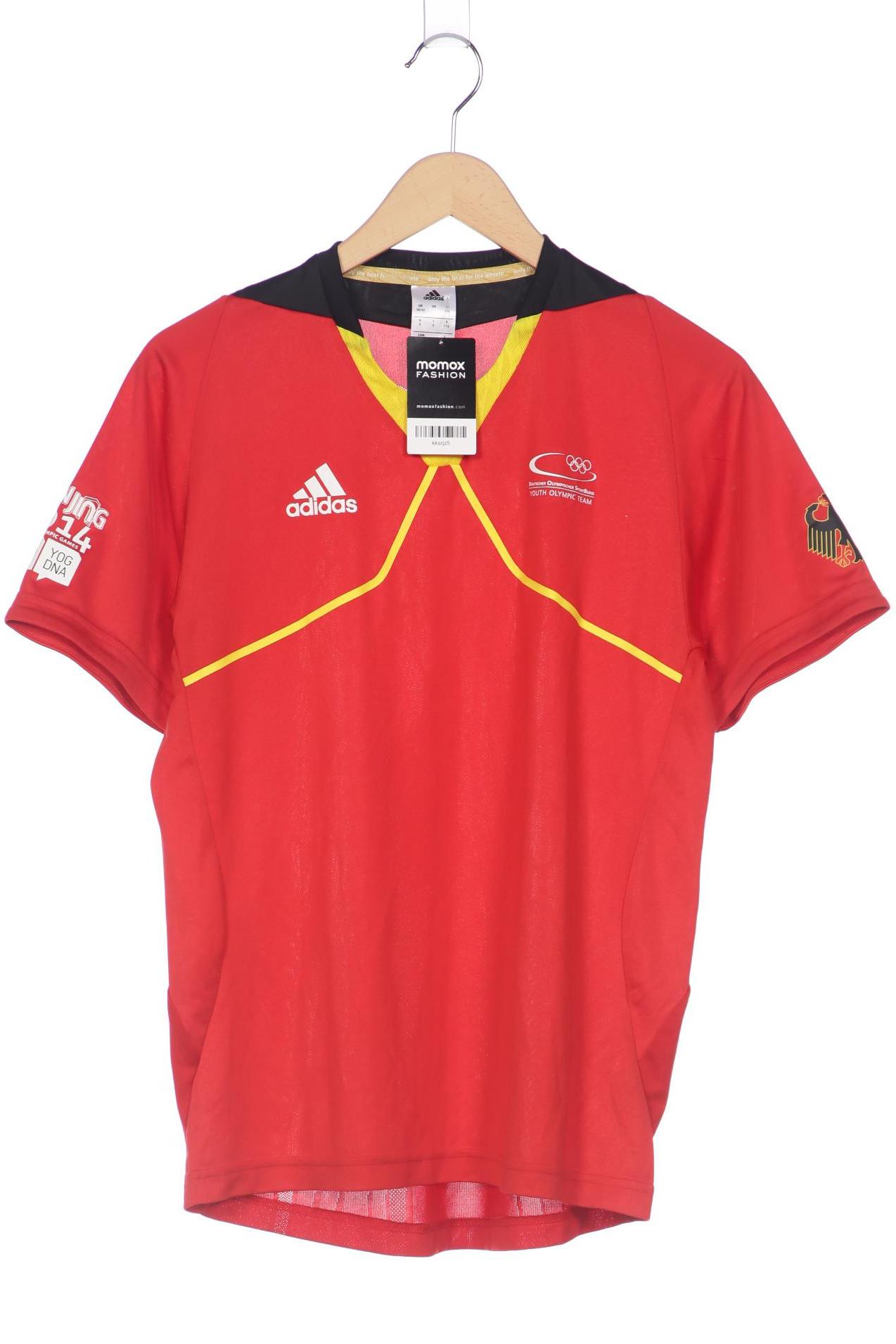 

adidas Herren T-Shirt, rot, Gr. 46