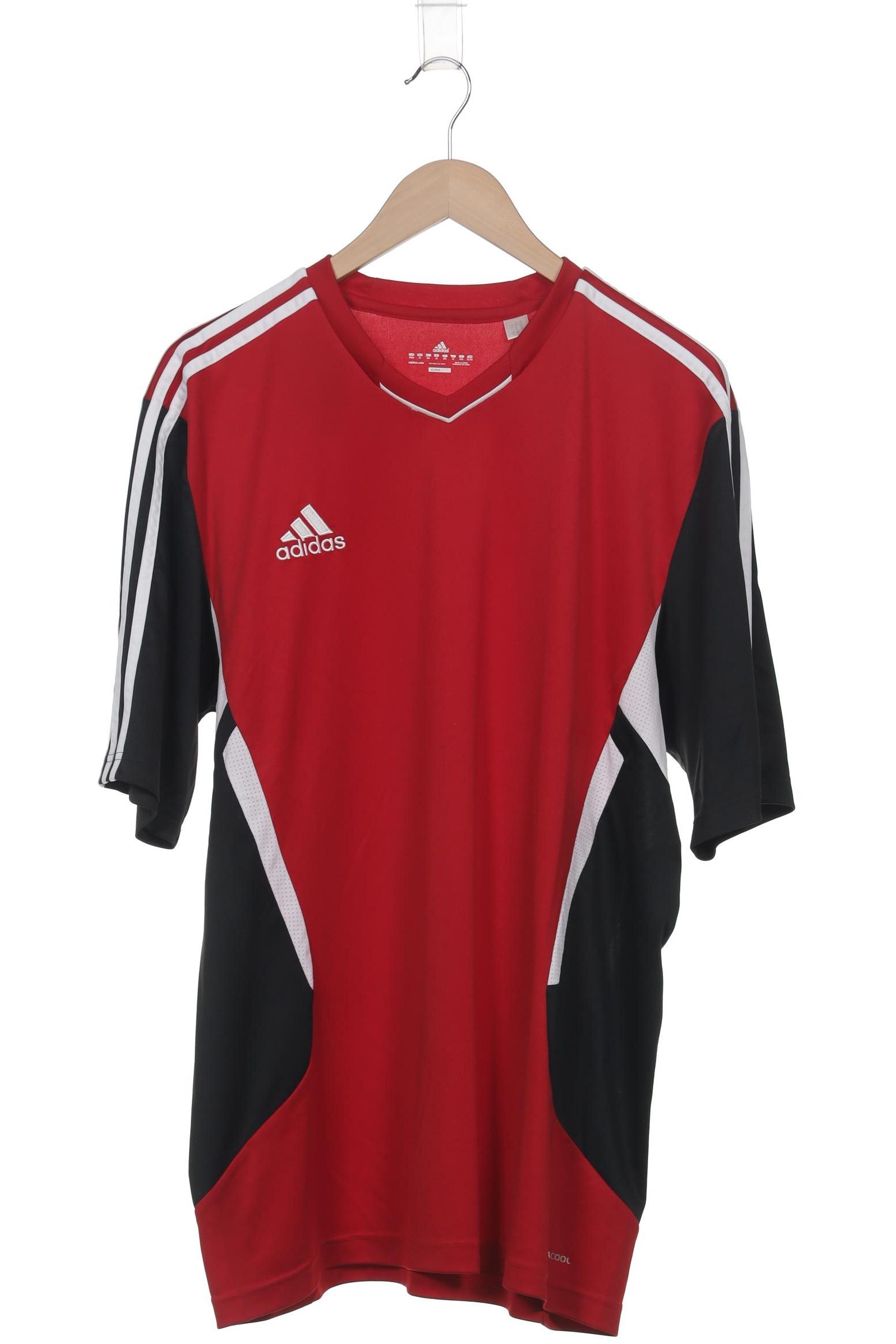 

adidas Herren T-Shirt, rot, Gr. 54
