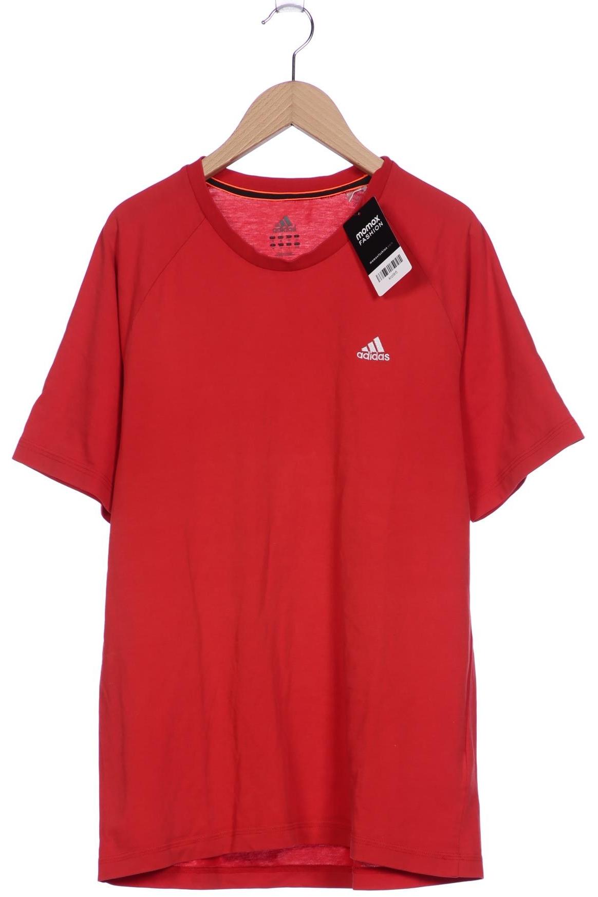

adidas Herren T-Shirt, rot, Gr. 48