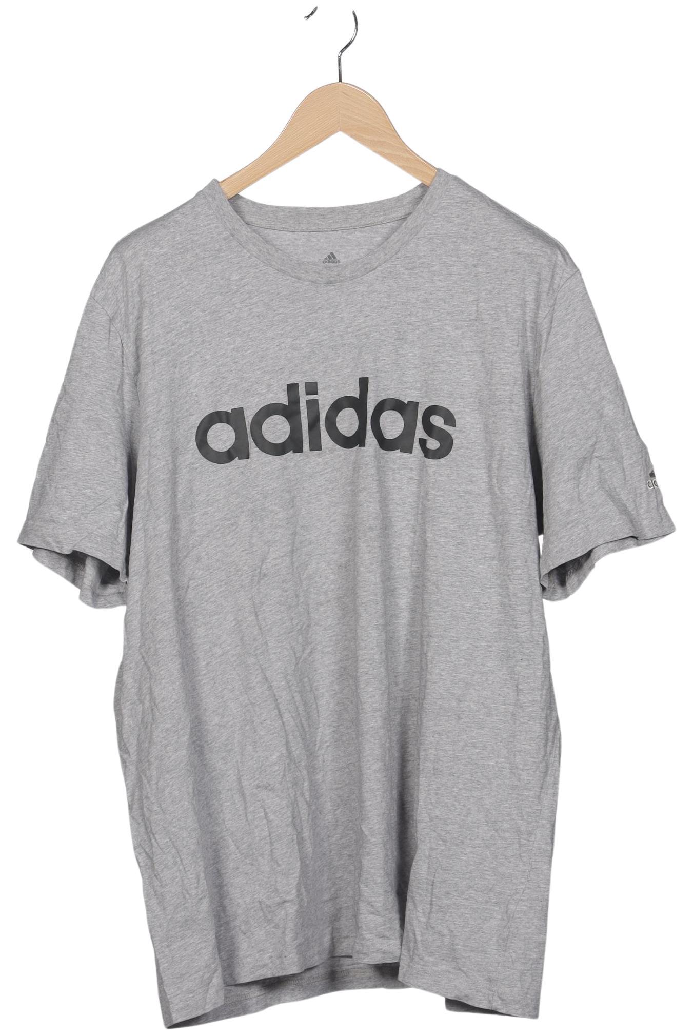 

adidas Herren T-Shirt, grau, Gr. 56