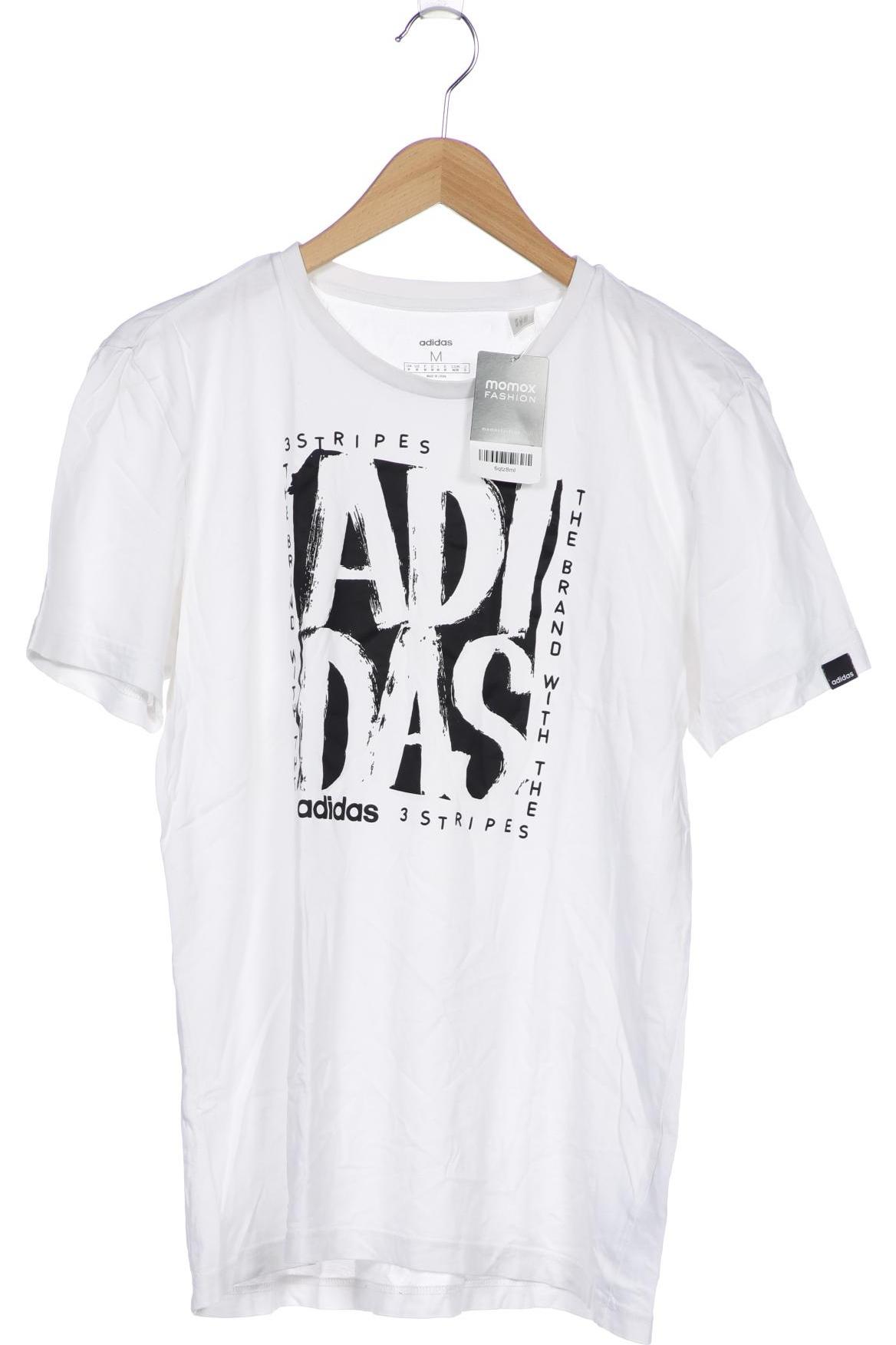 

adidas Herren T-Shirt, weiß, Gr. 48