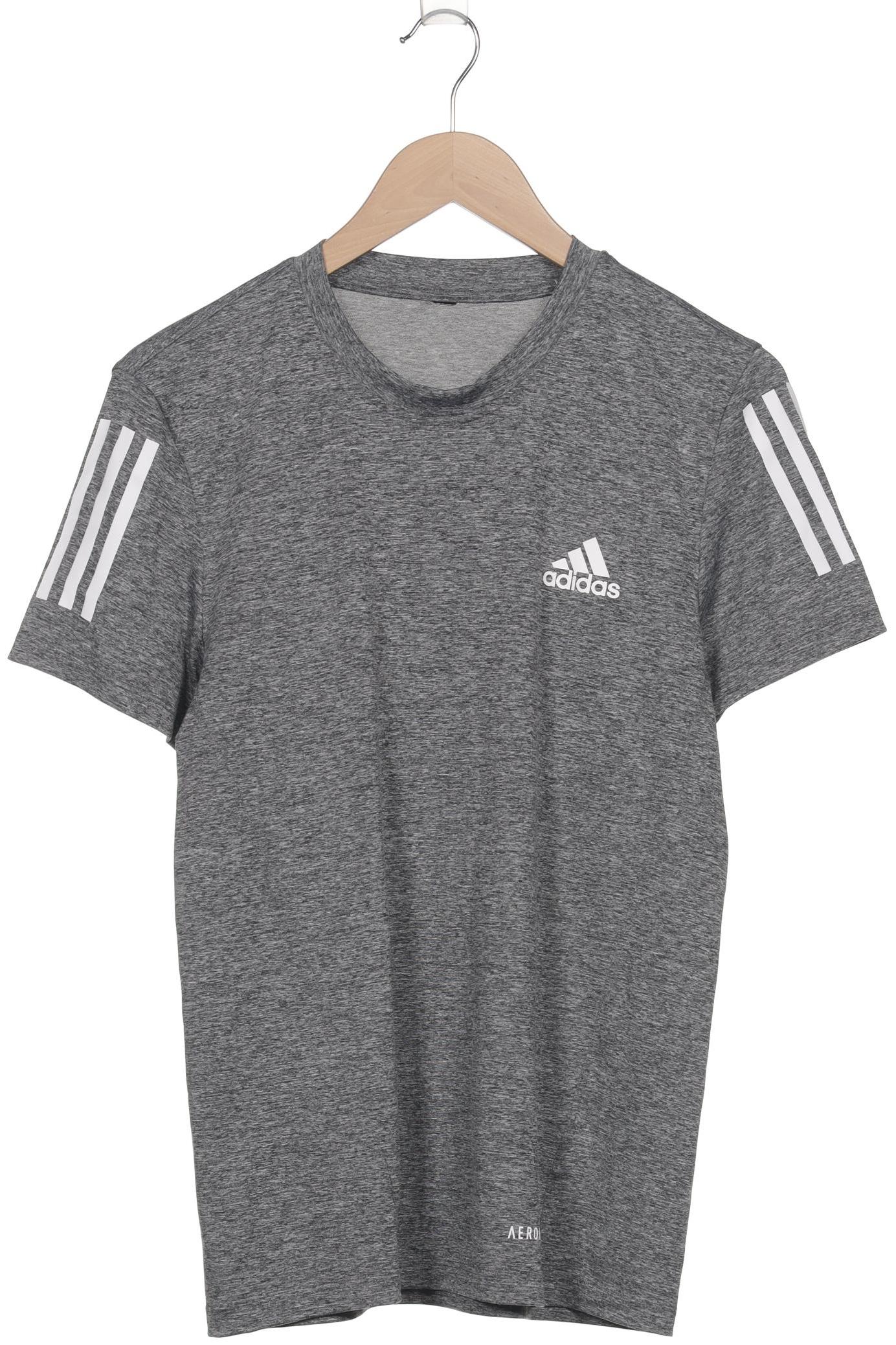 

adidas Herren T-Shirt, grau, Gr. 46