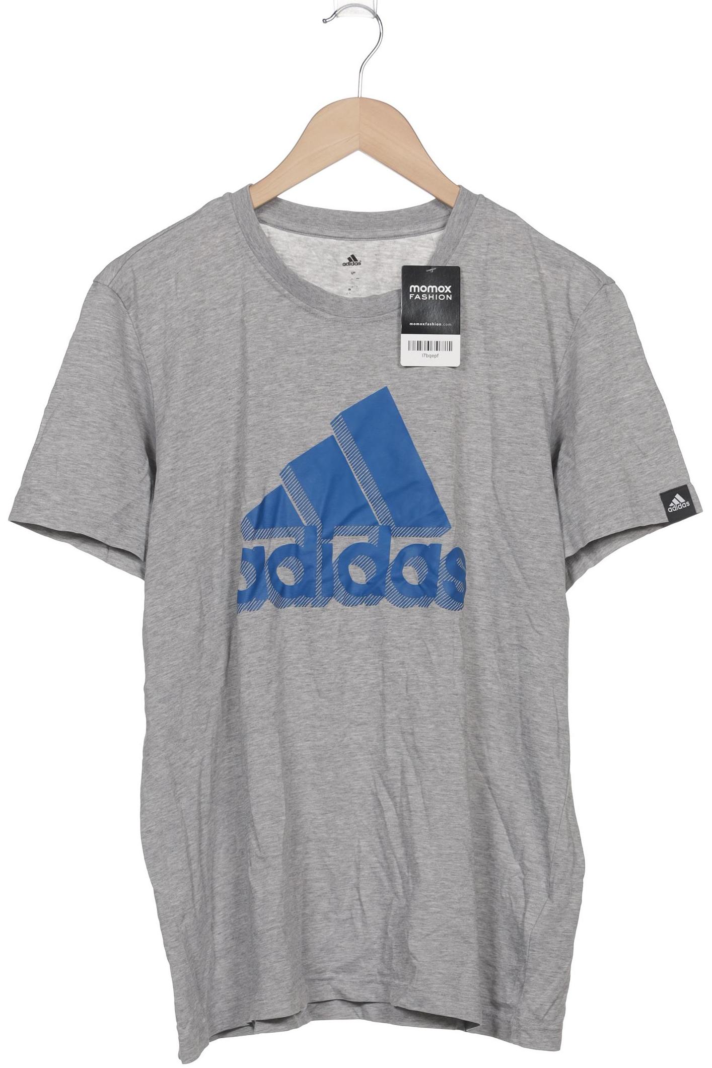 

adidas Herren T-Shirt, grau, Gr. 54