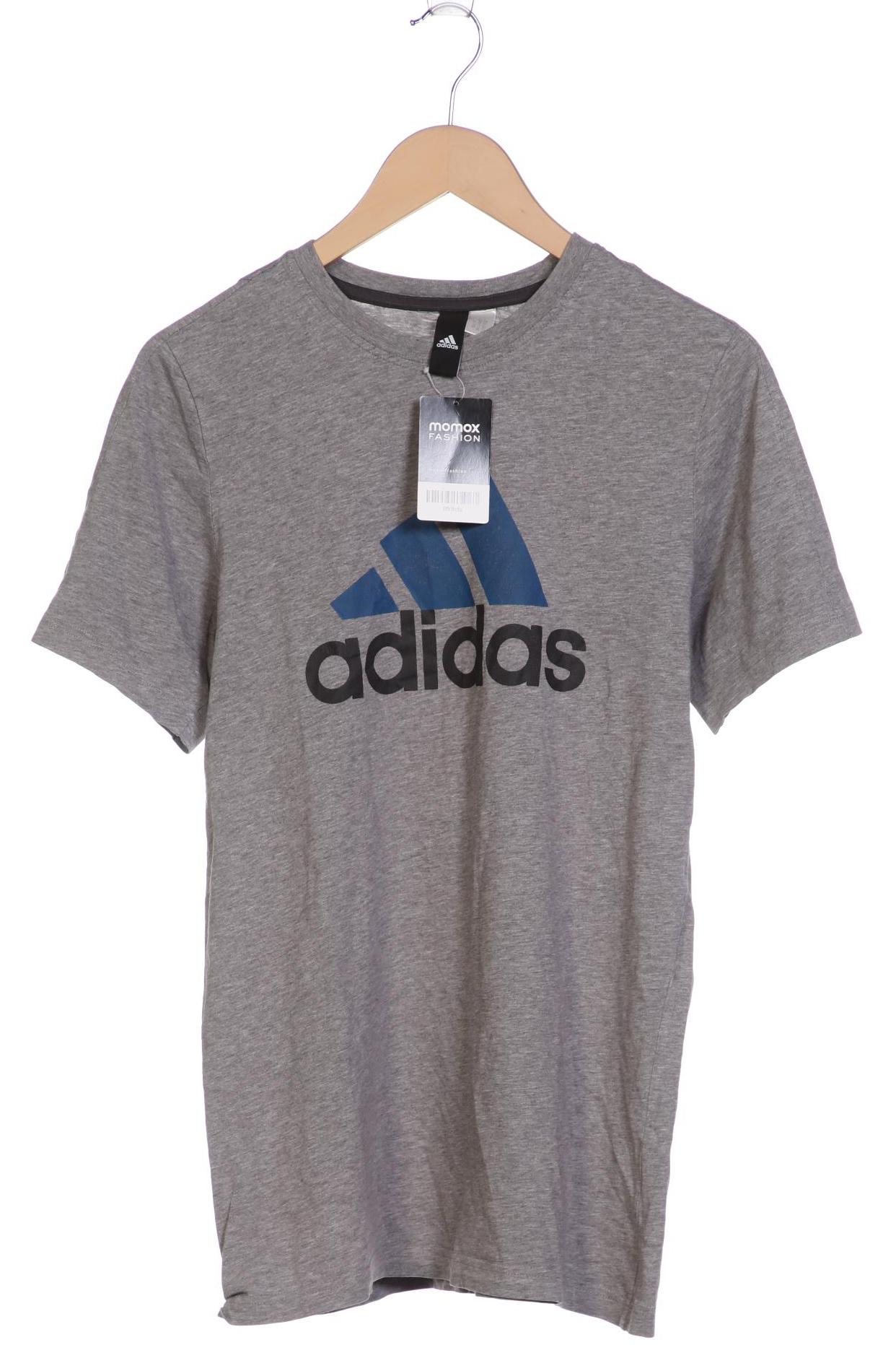 

adidas Herren T-Shirt, grau, Gr. 46