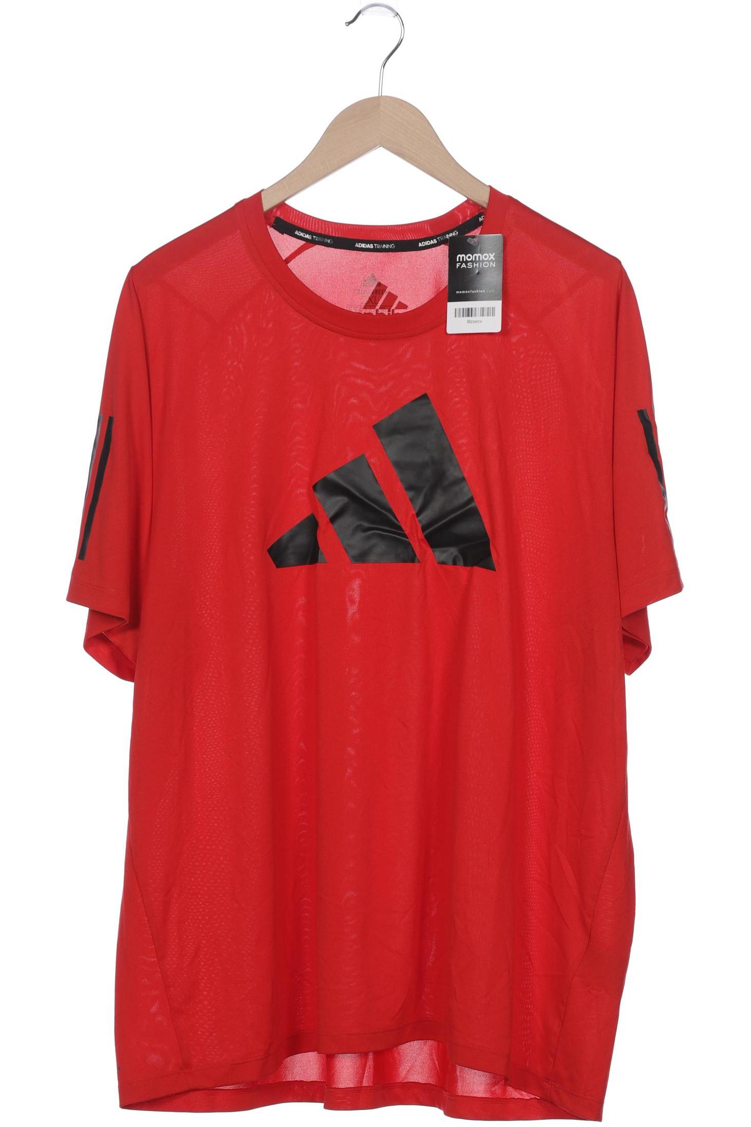 

adidas Herren T-Shirt, rot, Gr. 56