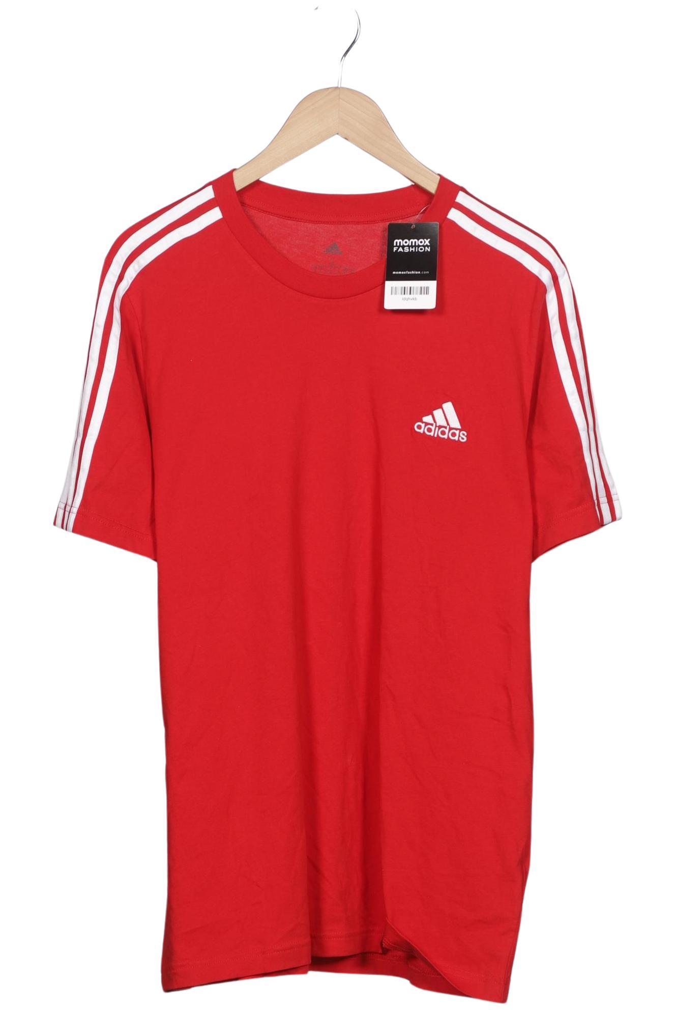 

adidas Herren T-Shirt, rot, Gr. 52