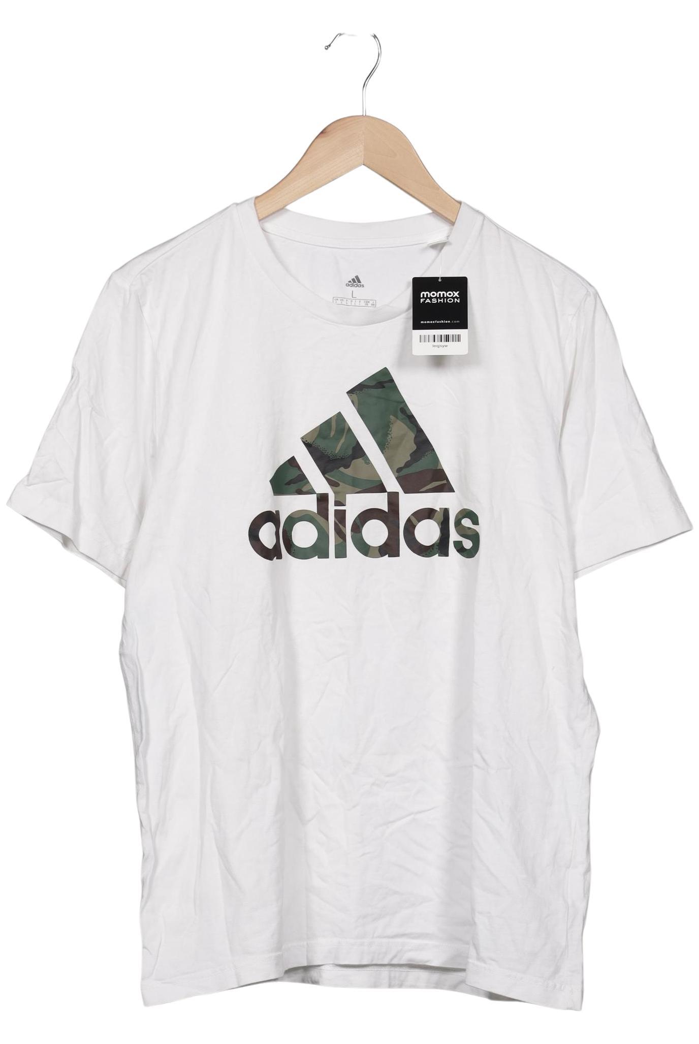 

adidas Herren T-Shirt, weiß, Gr. 52