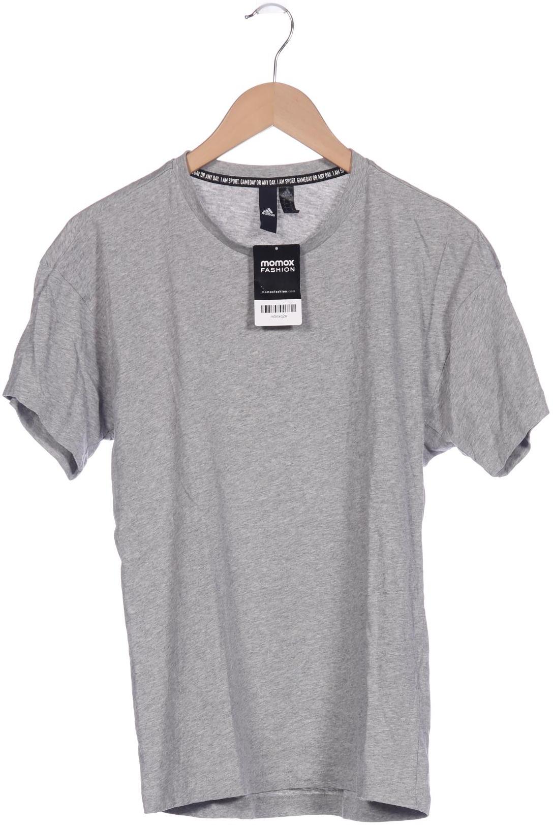 

adidas Herren T-Shirt, grau, Gr. 46