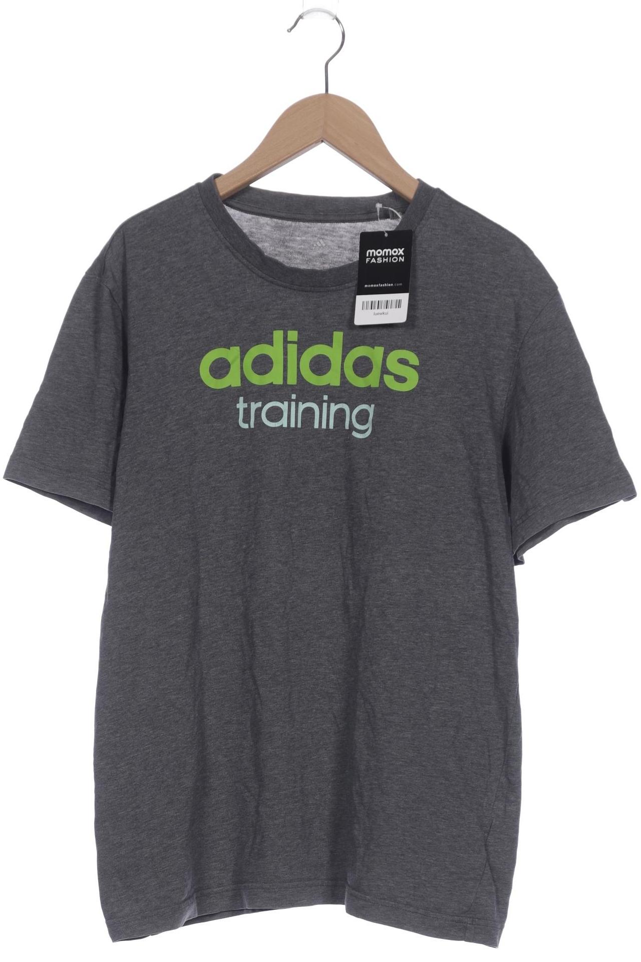 

adidas Herren T-Shirt, grau, Gr. 48