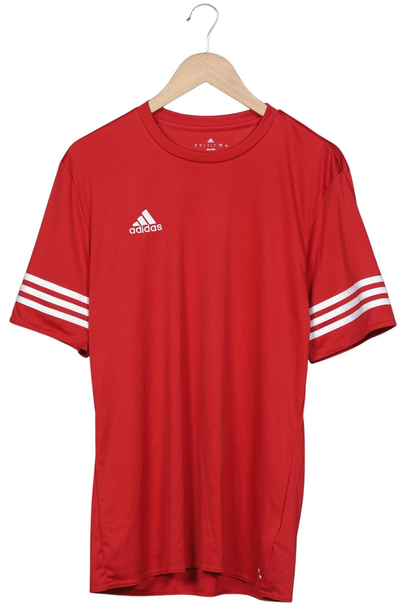 

adidas Herren T-Shirt, rot, Gr. 52