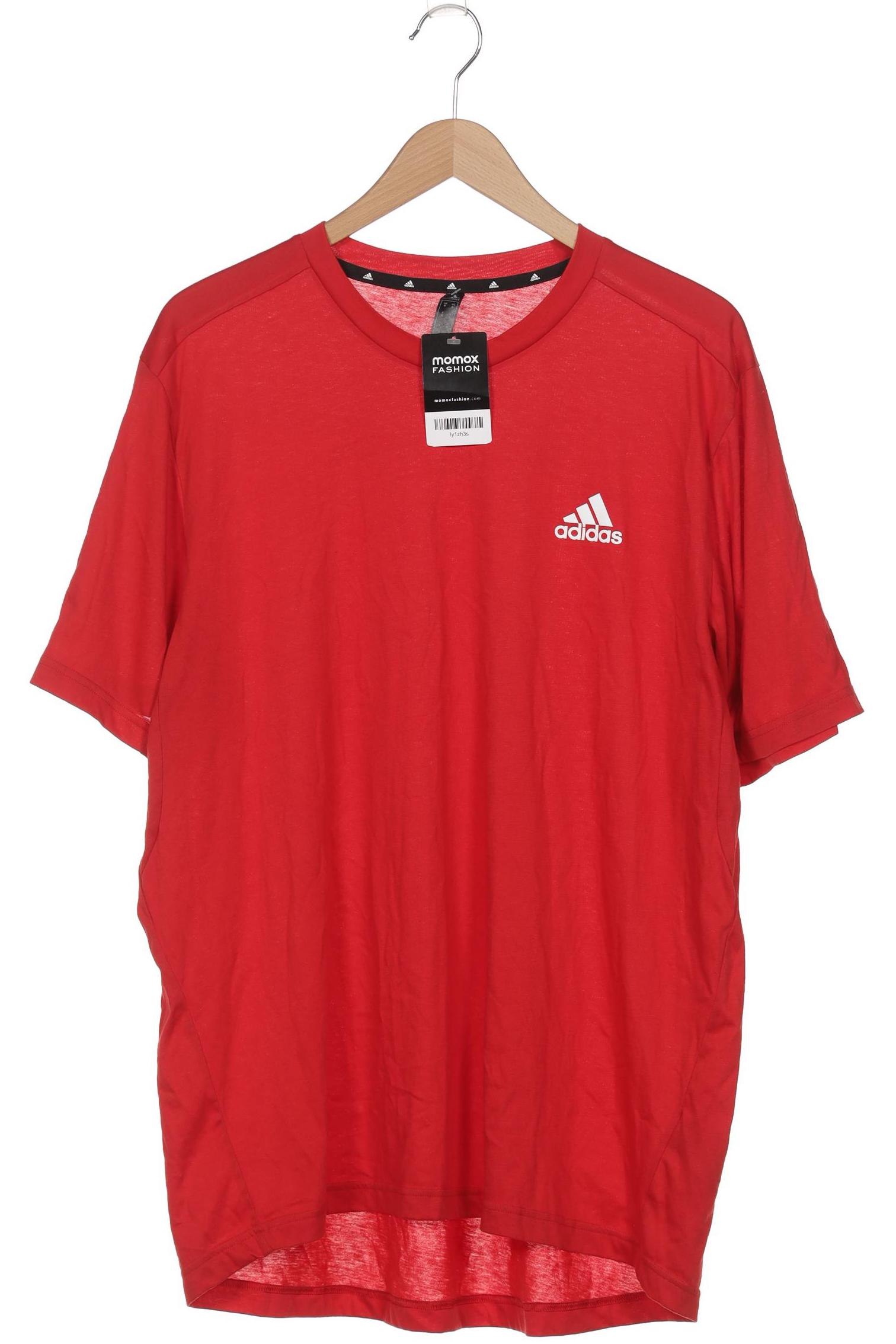 

adidas Herren T-Shirt, rot, Gr. 54