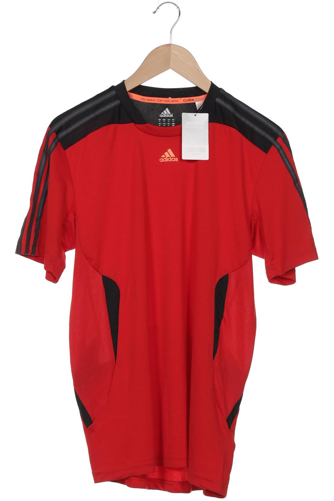 

adidas Herren T-Shirt, rot, Gr. 48