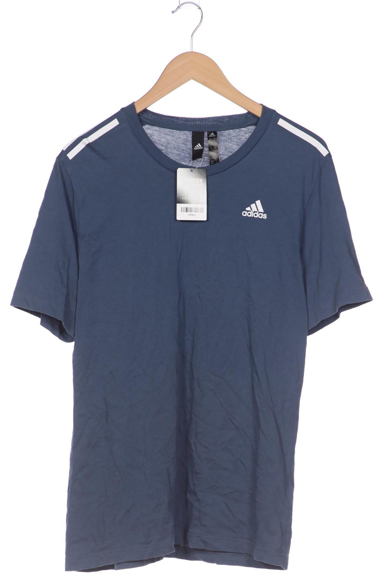 

adidas Herren T-Shirt, blau, Gr. 48