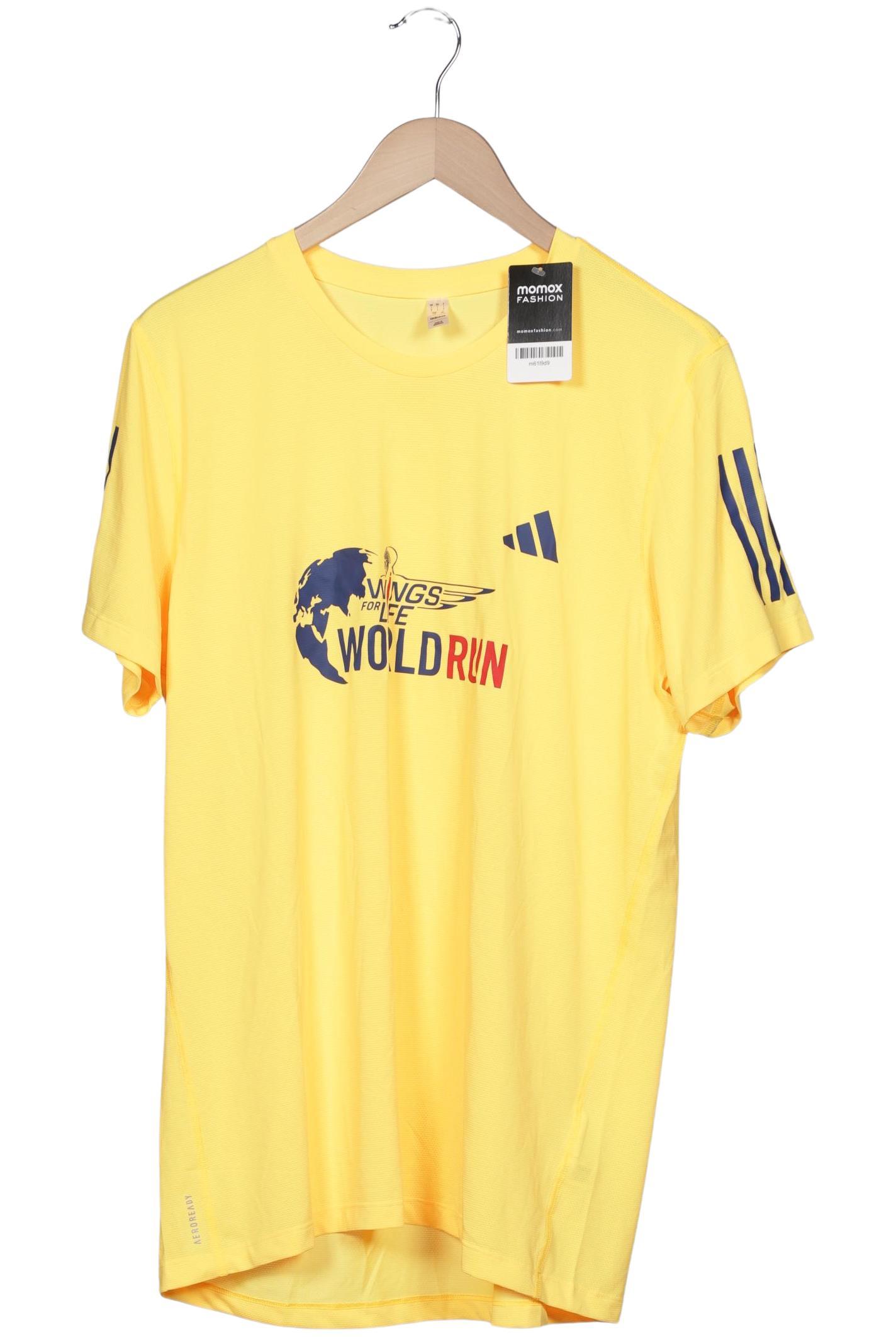 

adidas Herren T-Shirt, gelb, Gr. 52