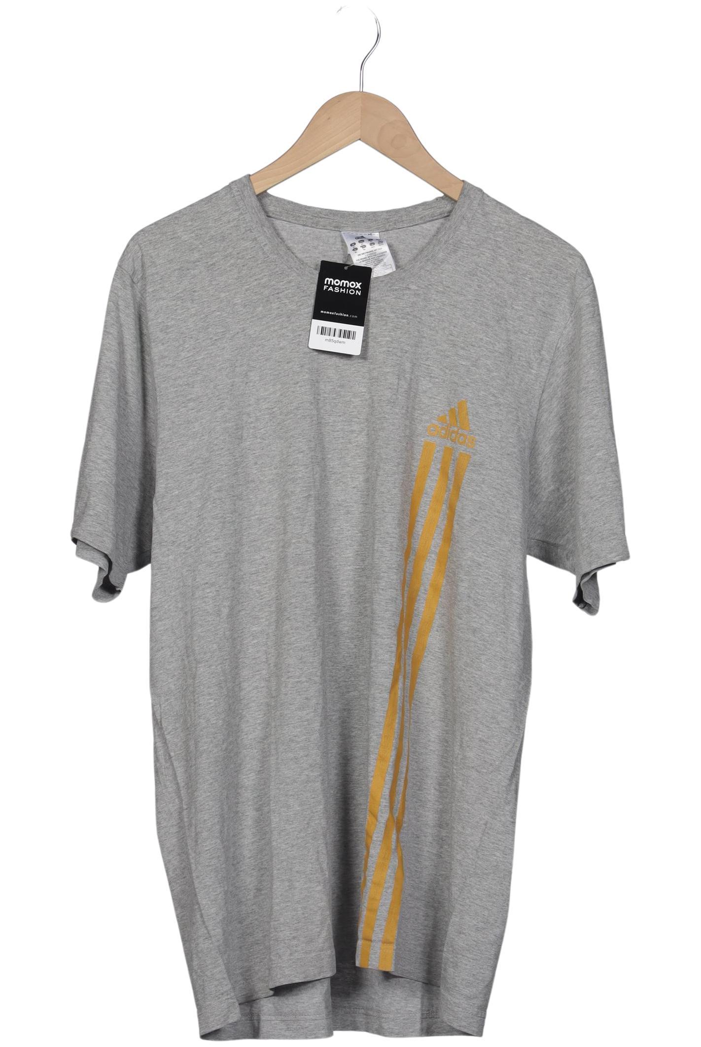

adidas Herren T-Shirt, grau, Gr. 54