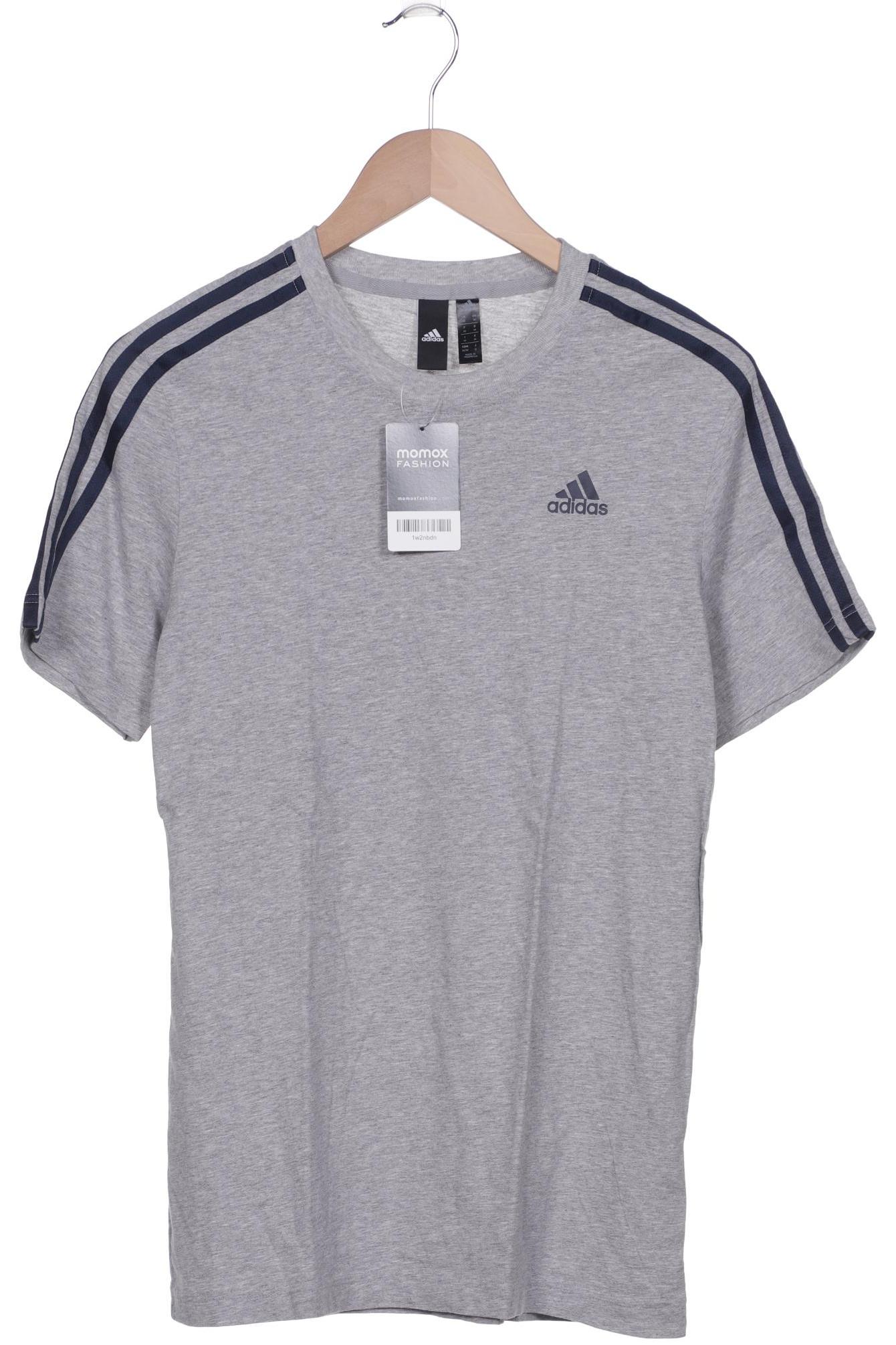 

adidas Herren T-Shirt, grau, Gr. 48