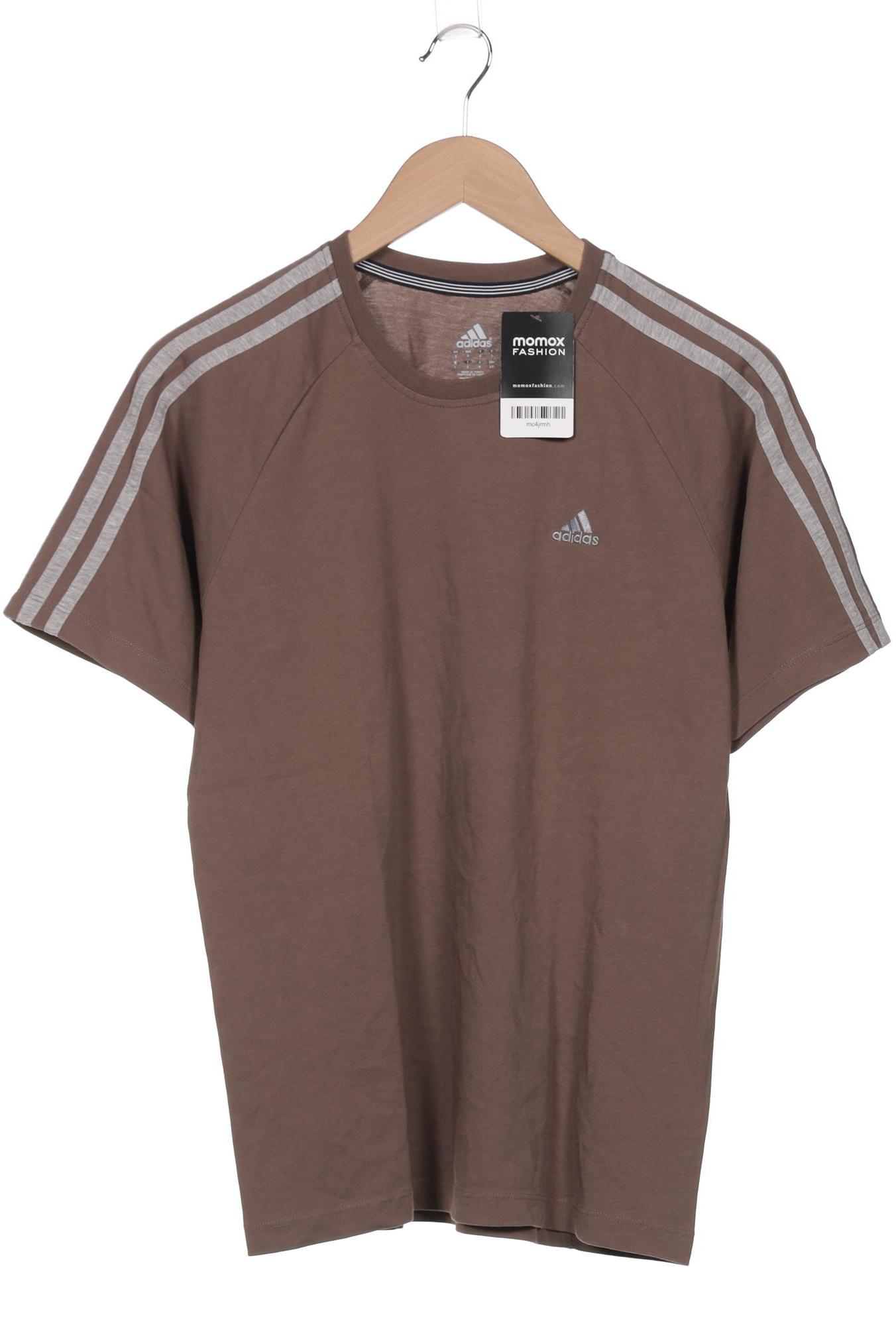 

adidas Herren T-Shirt, braun, Gr. 46