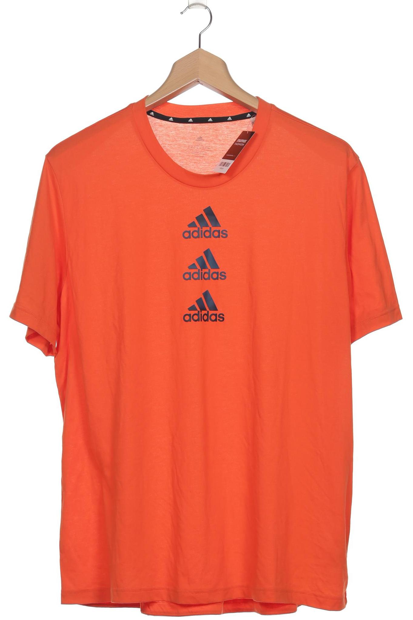 

adidas Herren T-Shirt, orange, Gr. 56