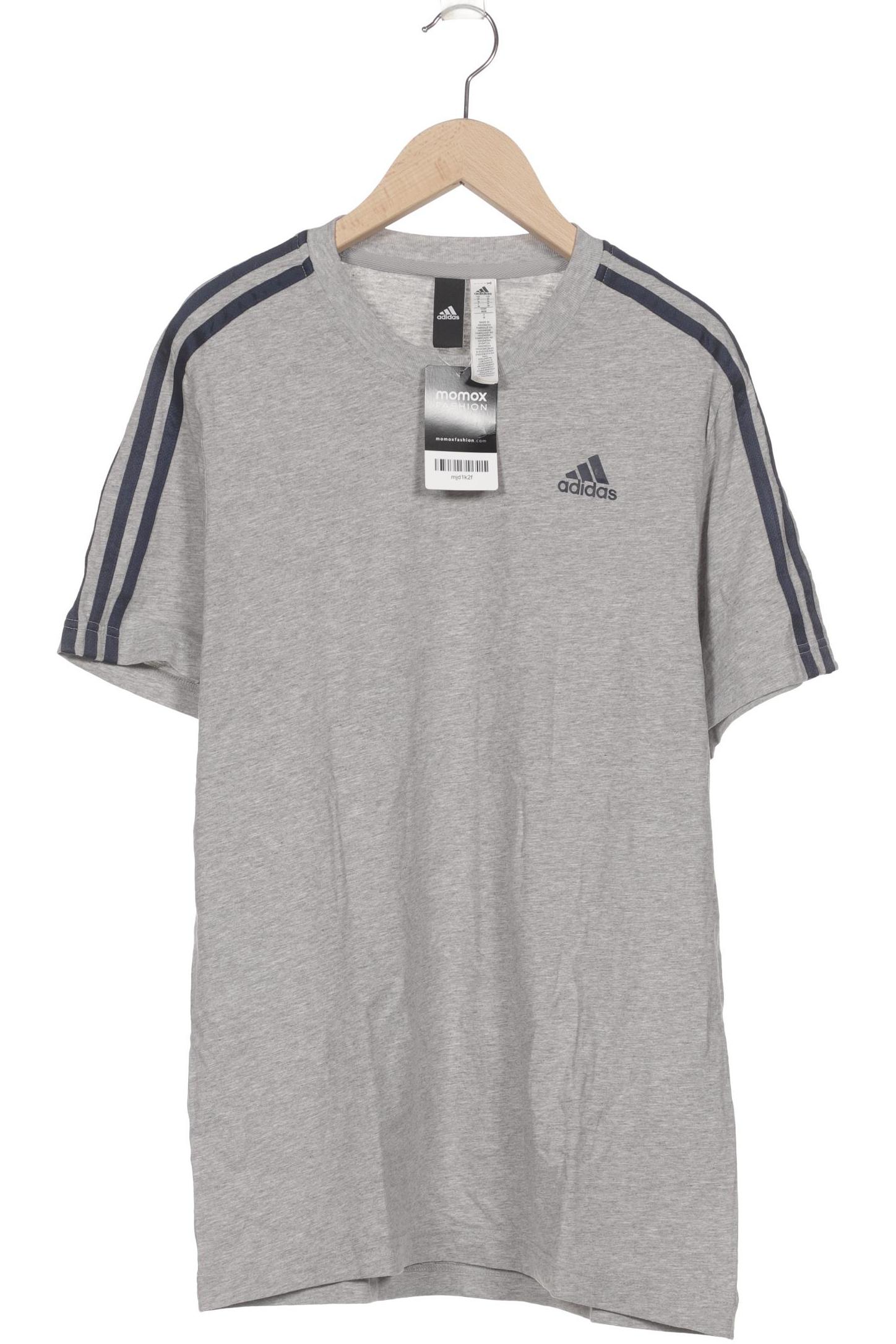 

adidas Herren T-Shirt, grau, Gr. 48
