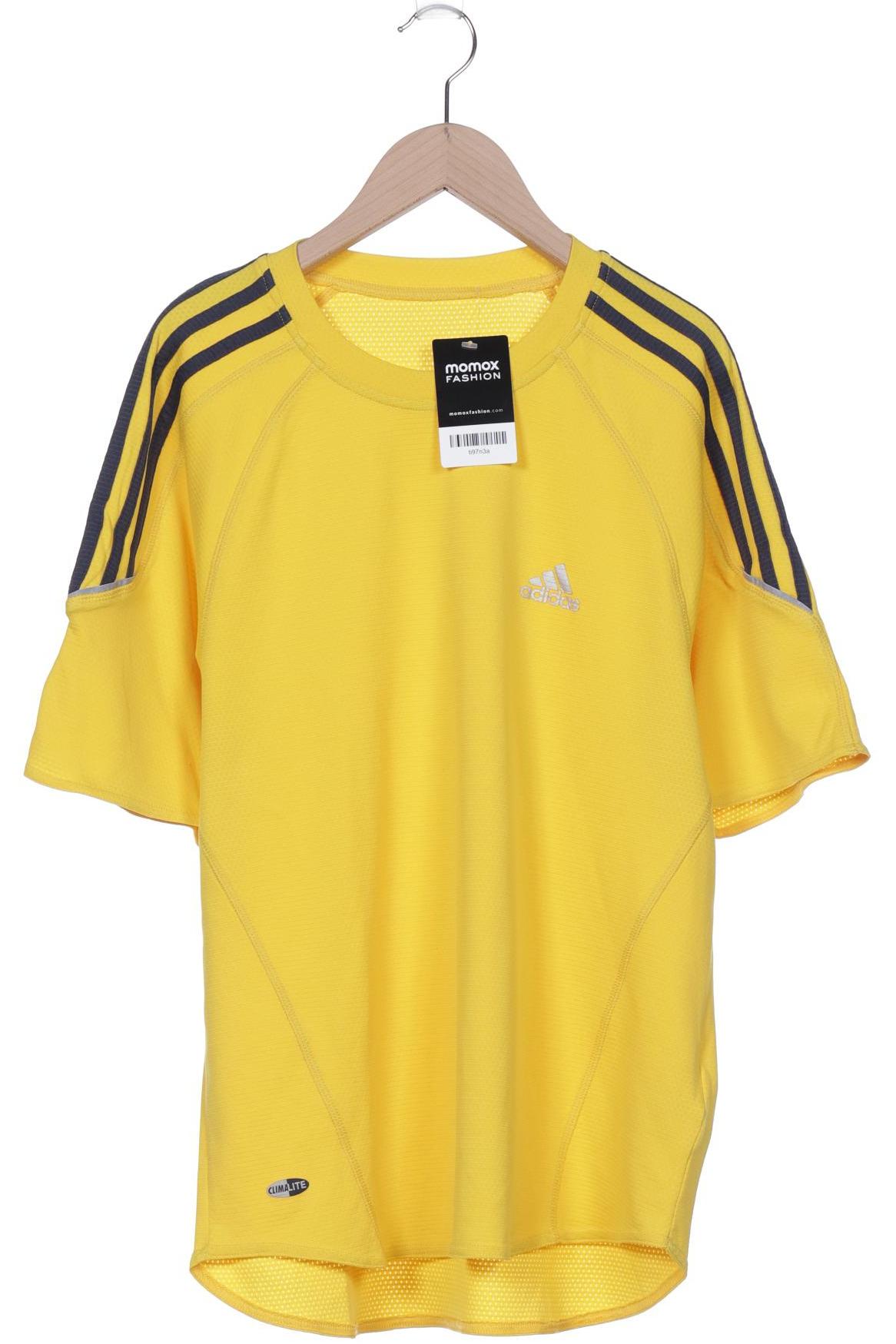 

adidas Herren T-Shirt, gelb, Gr. 48