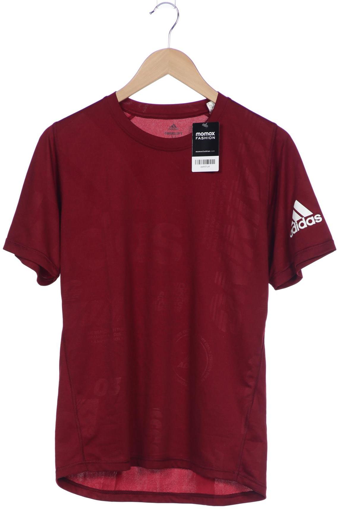 

adidas Herren T-Shirt, bordeaux, Gr. 48