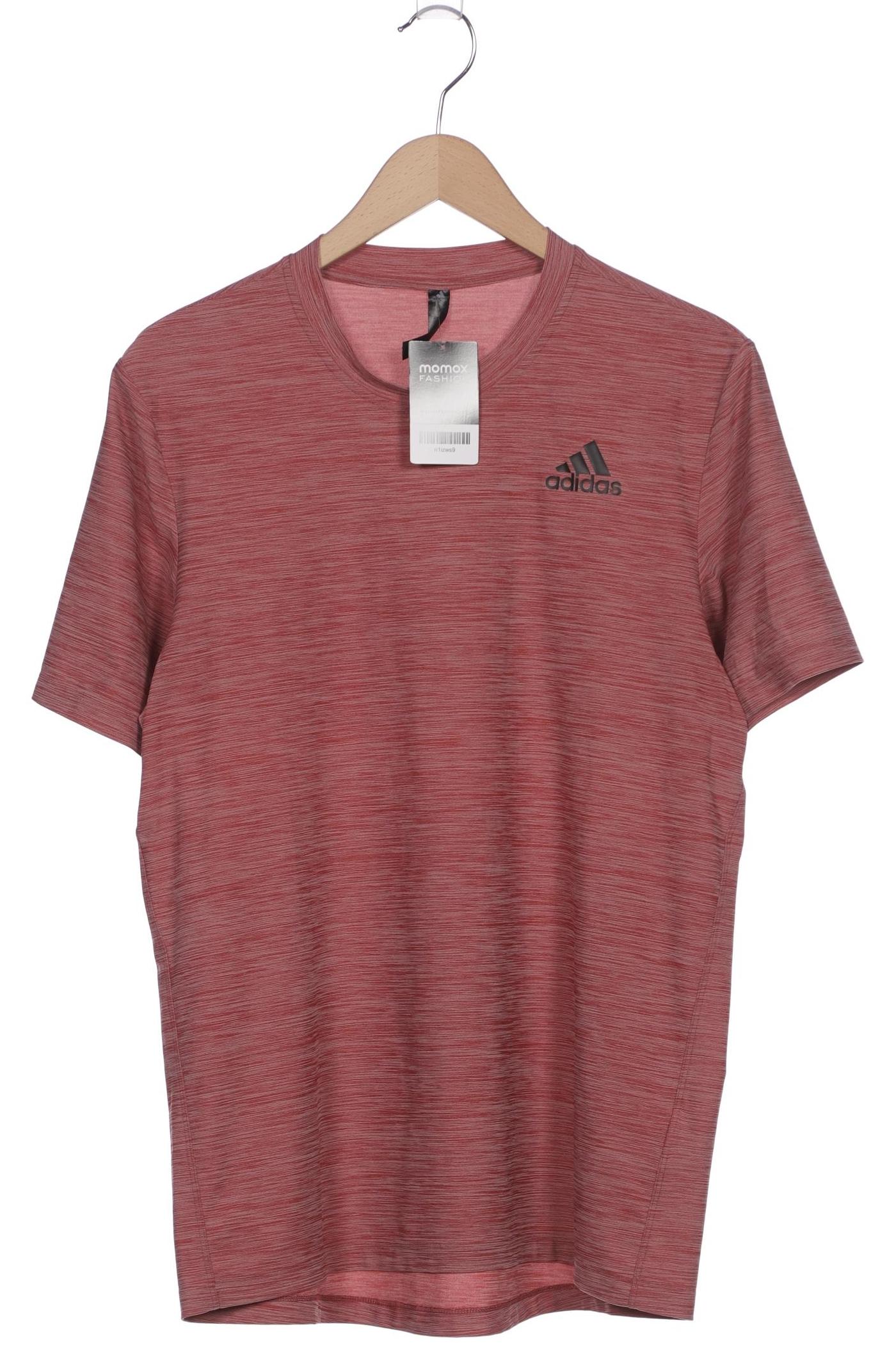 

adidas Herren T-Shirt, bordeaux, Gr. 48