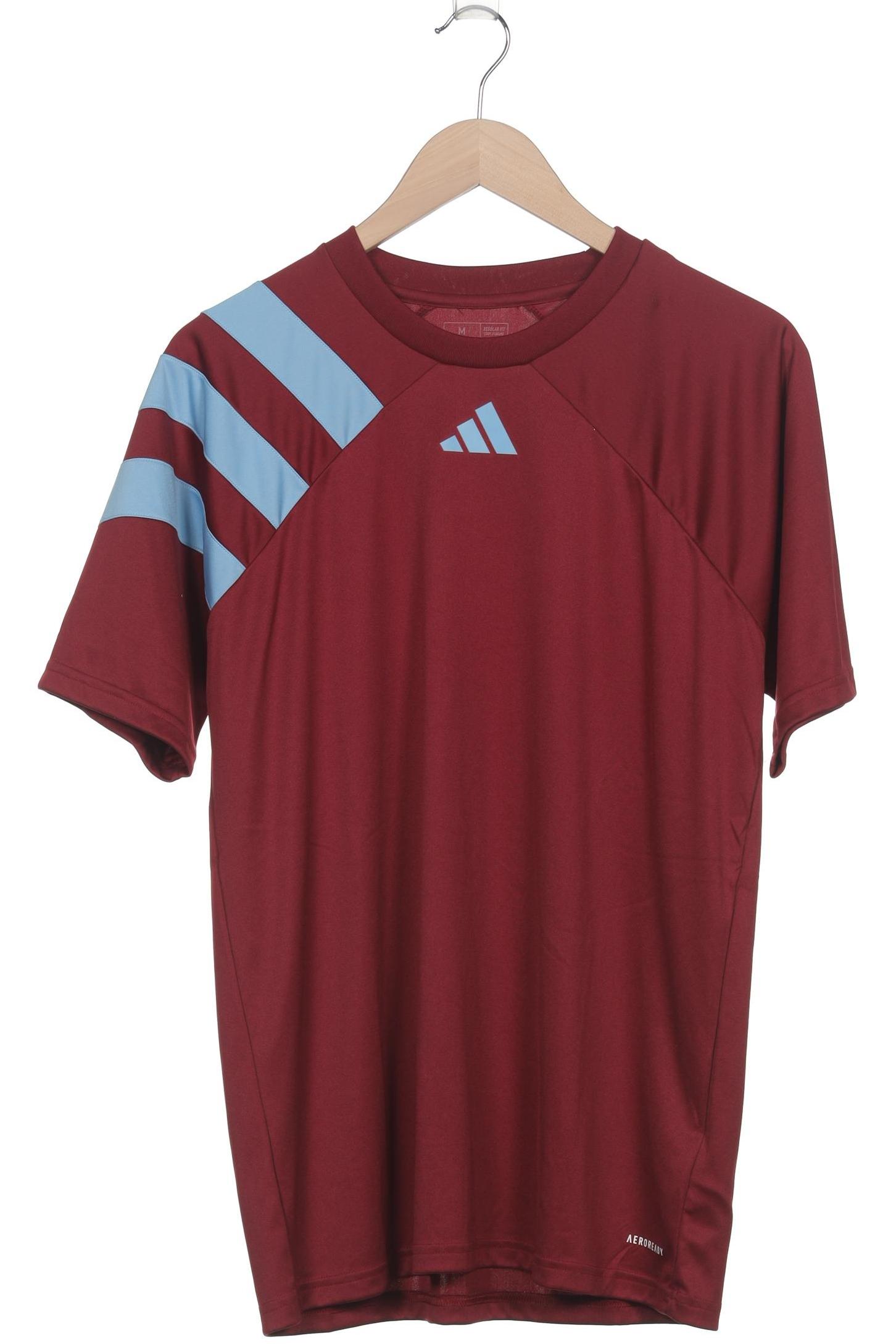 

adidas Herren T-Shirt, bordeaux, Gr. 48