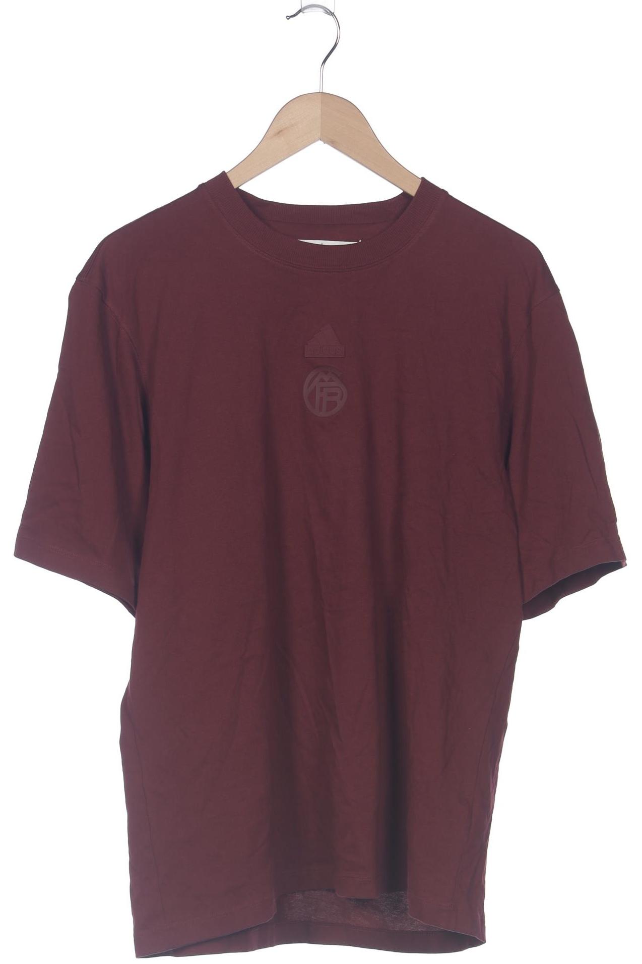 

adidas Herren T-Shirt, bordeaux, Gr. 46