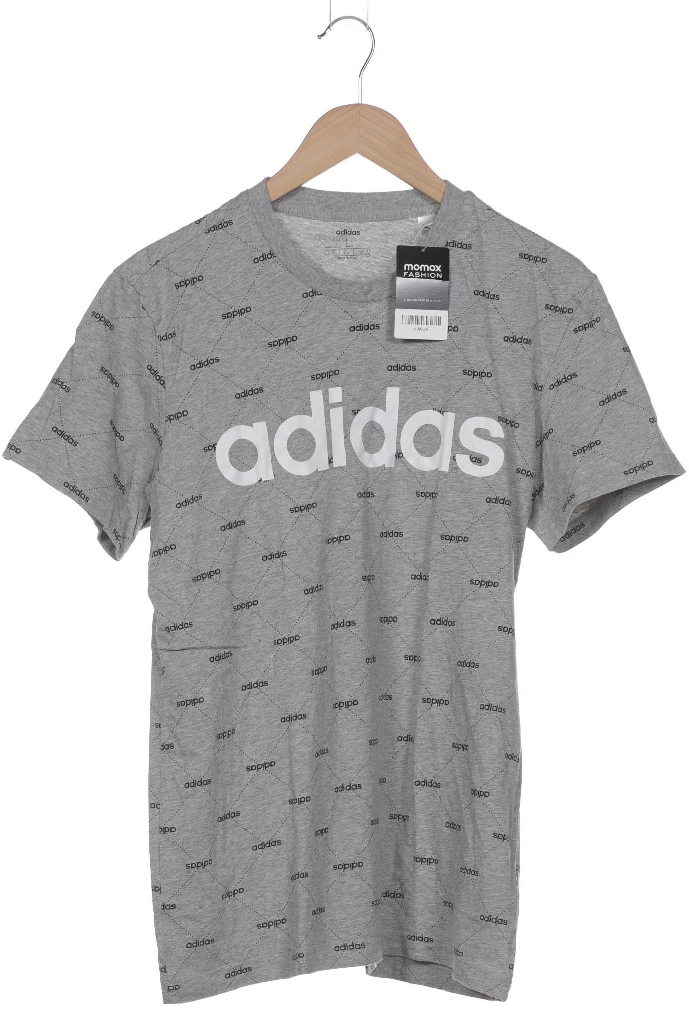 

adidas Herren T-Shirt, grau, Gr. 52