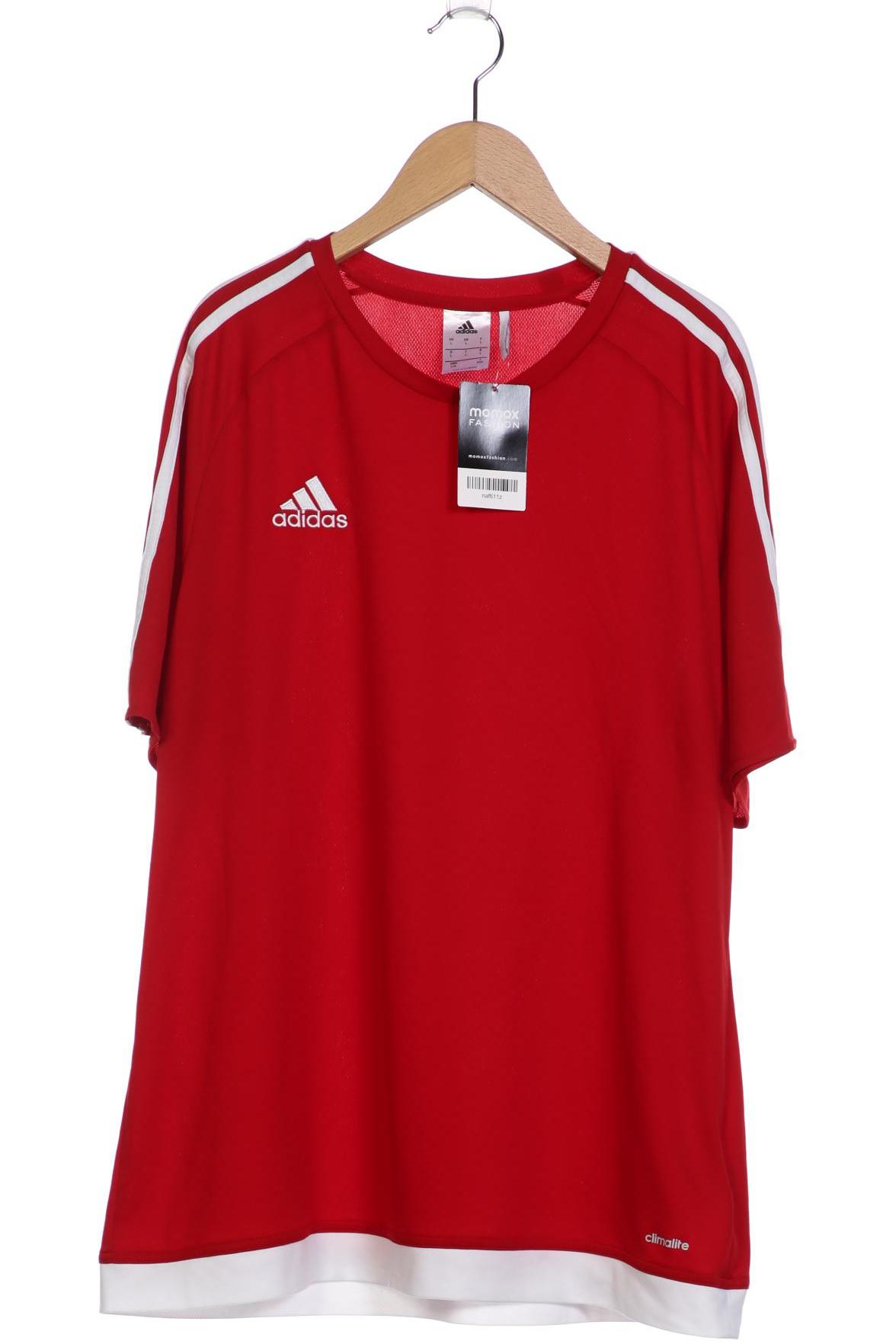 

adidas Herren T-Shirt, rot, Gr. 52