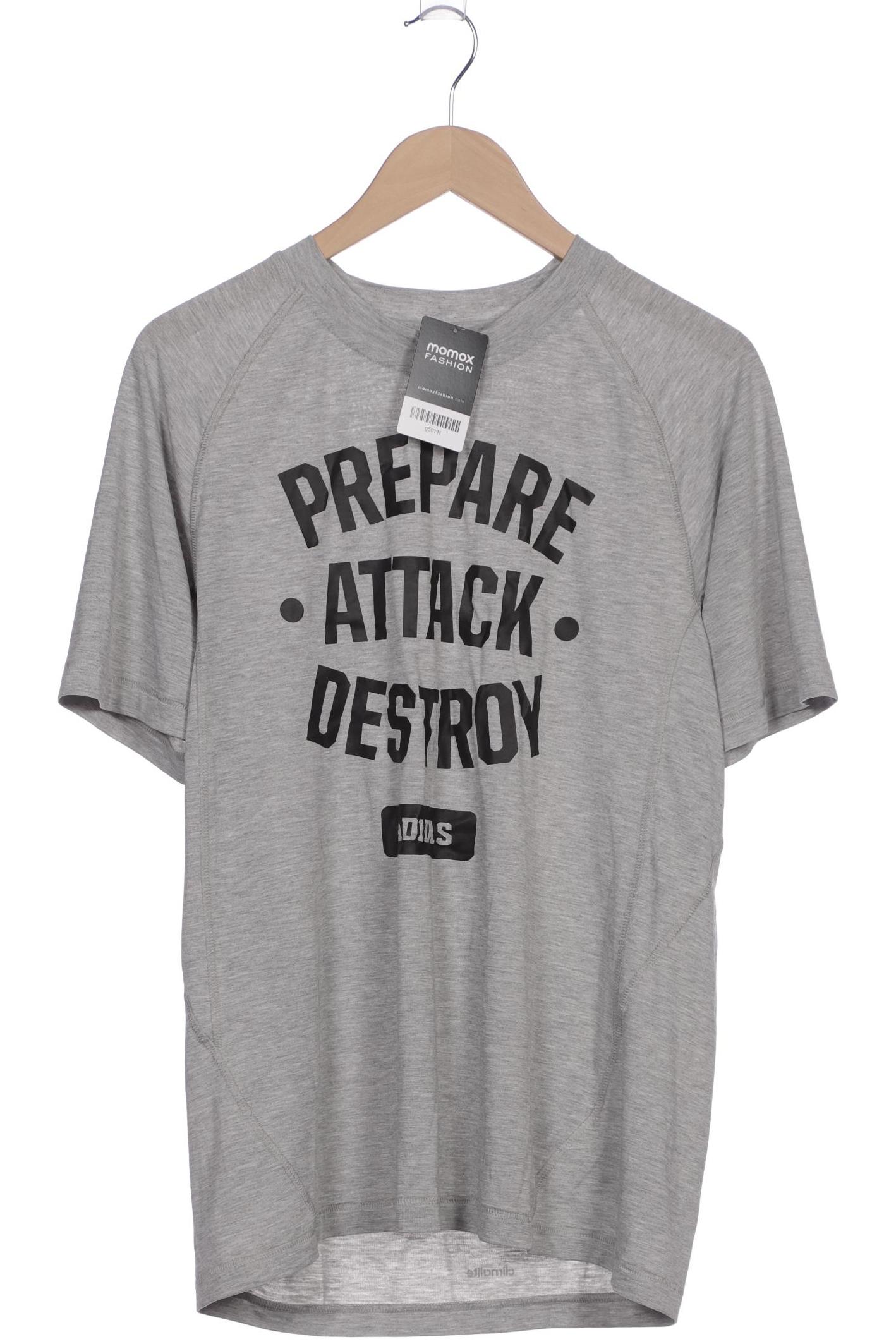 

adidas Herren T-Shirt, grau, Gr. 54