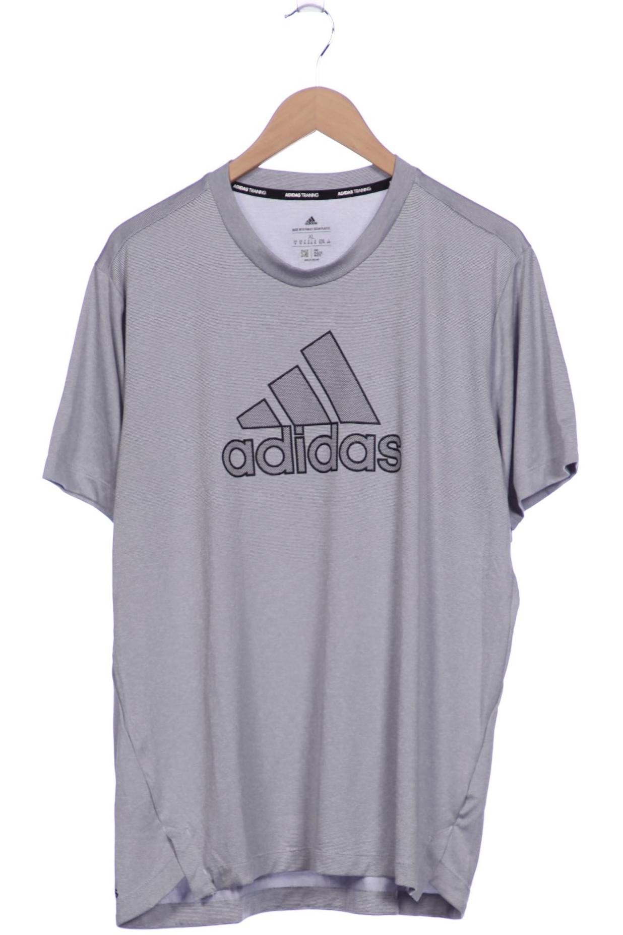 

adidas Herren T-Shirt, grau, Gr. 54