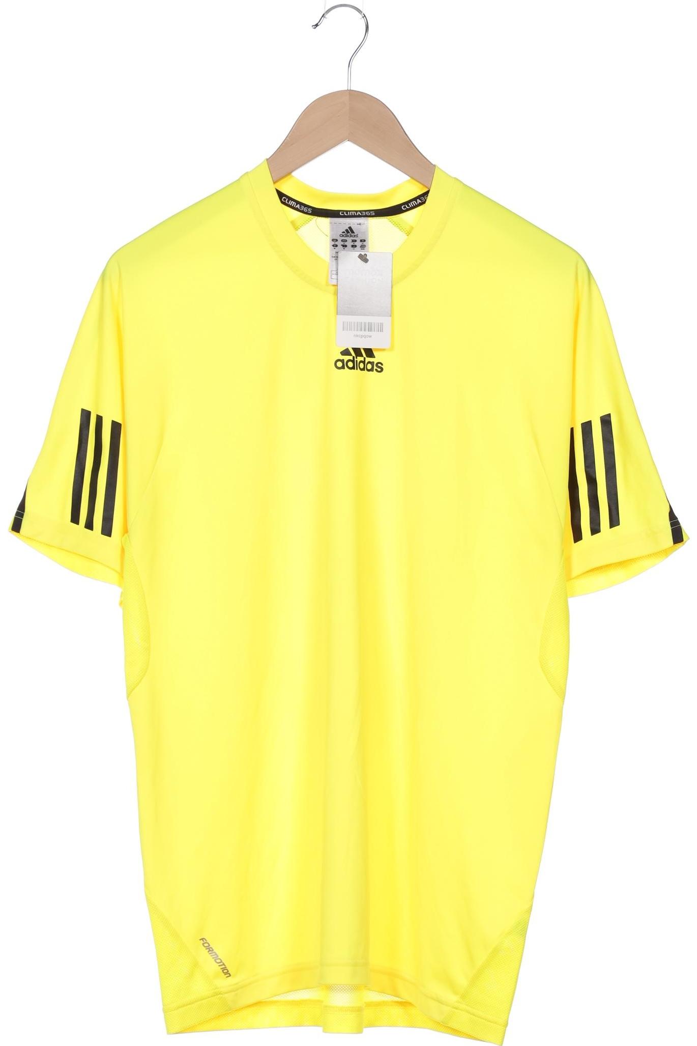 

adidas Herren T-Shirt, gelb, Gr. 48