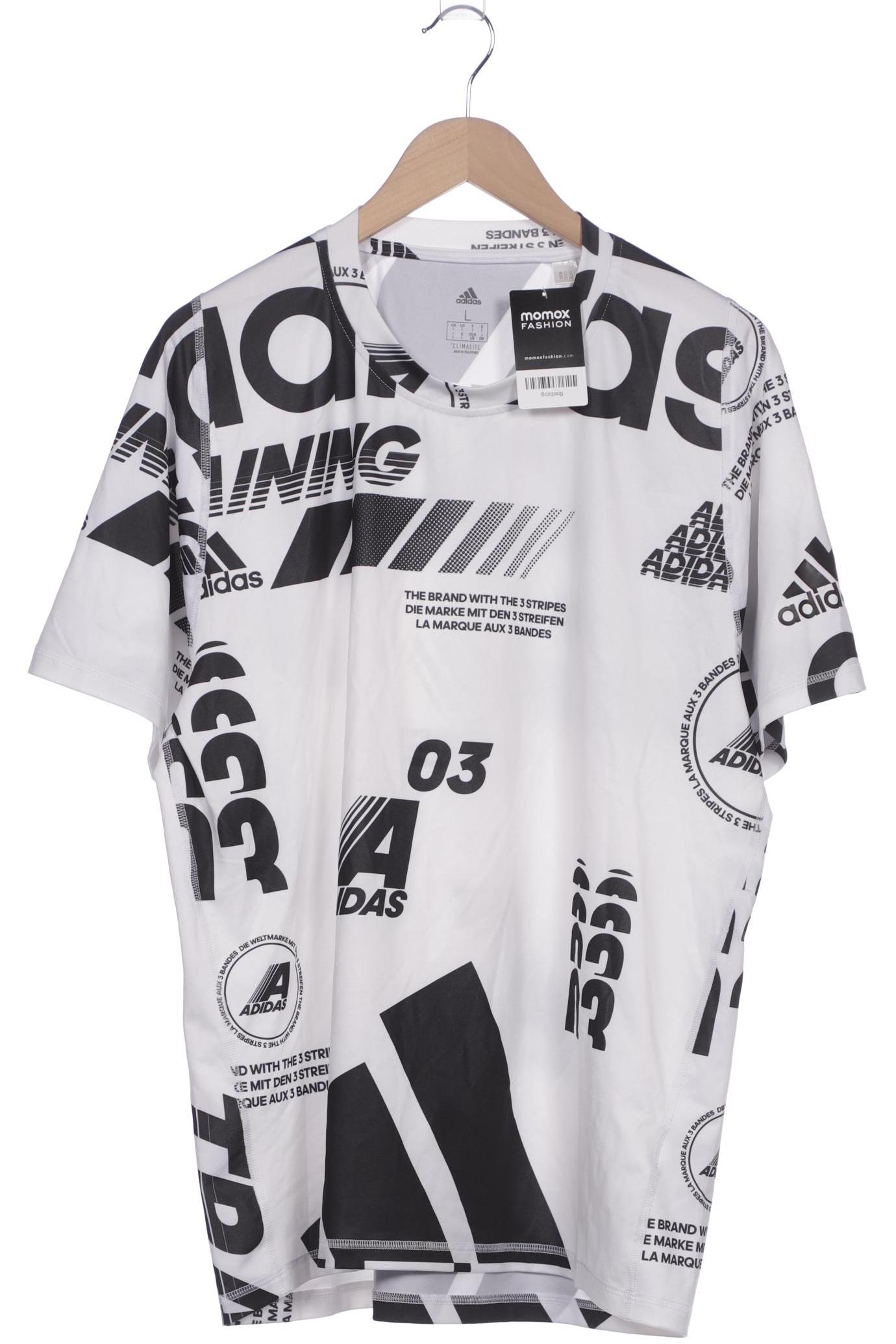 

adidas Herren T-Shirt, weiß, Gr. 52