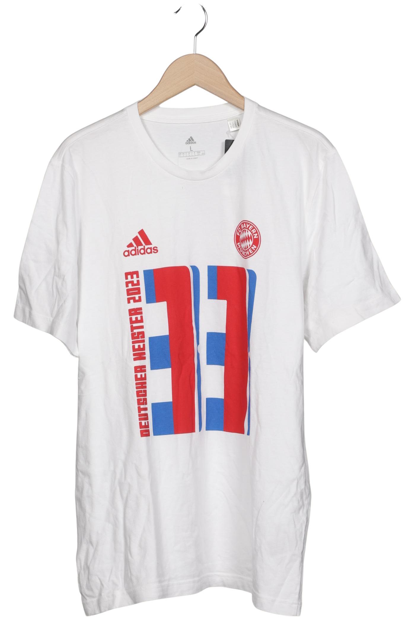 

adidas Herren T-Shirt, weiß, Gr. 52