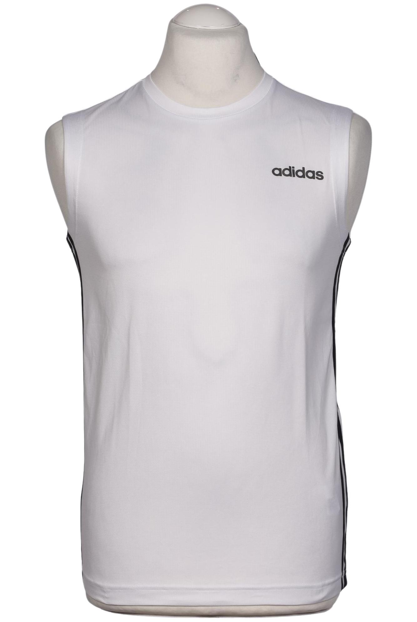 

adidas Herren T-Shirt, weiß, Gr. 46