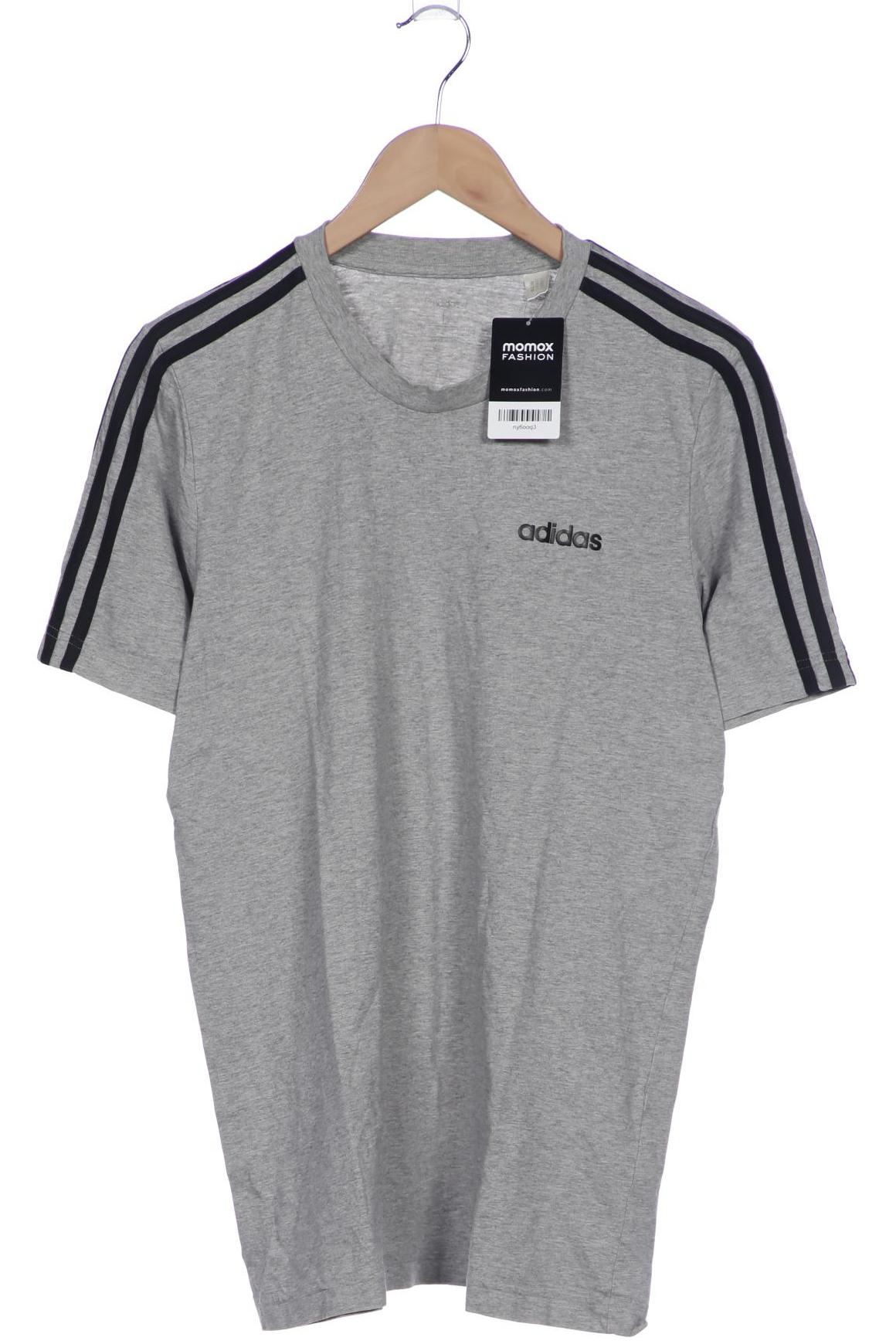 

adidas Herren T-Shirt, grau, Gr. 52