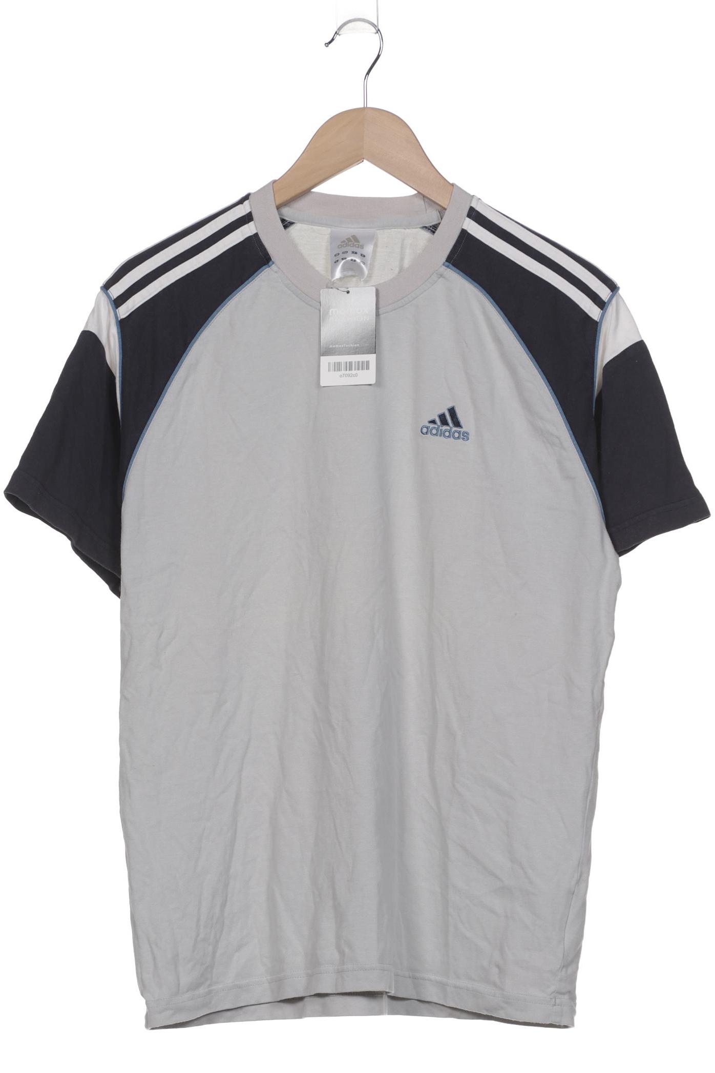 

adidas Herren T-Shirt, grau, Gr. 46