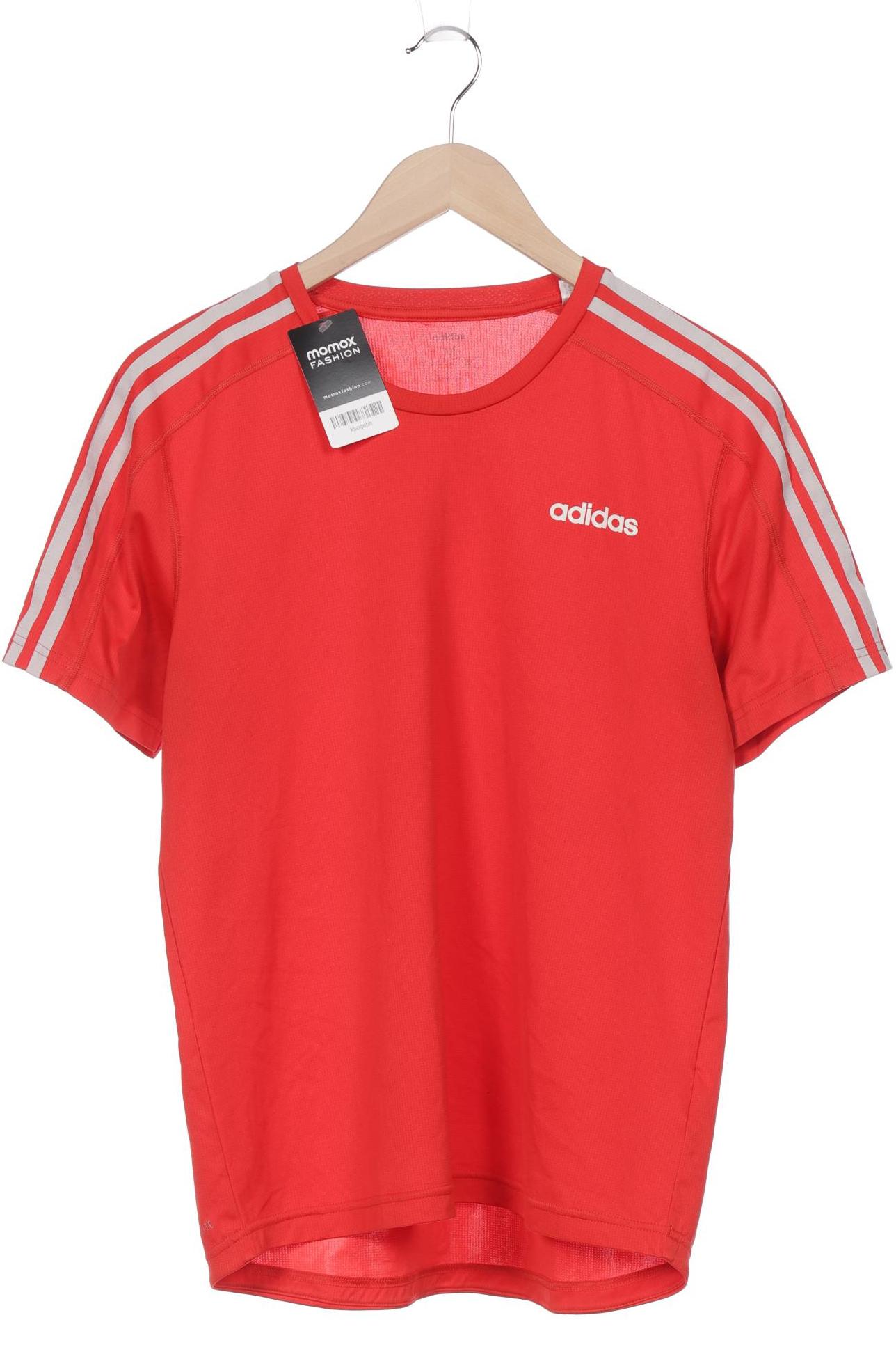 

adidas Herren T-Shirt, rot, Gr. 48