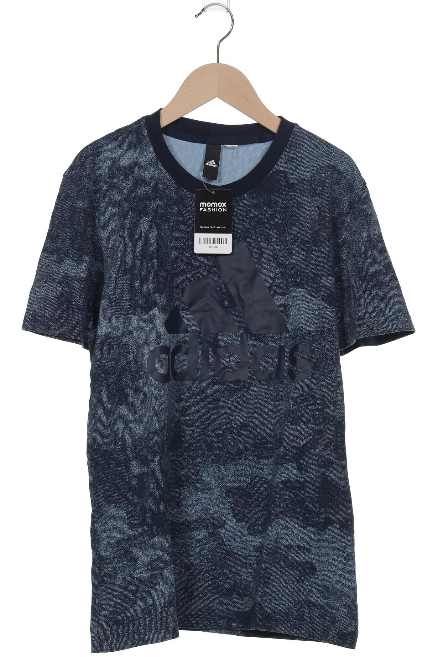 

adidas Herren T-Shirt, blau, Gr. 48