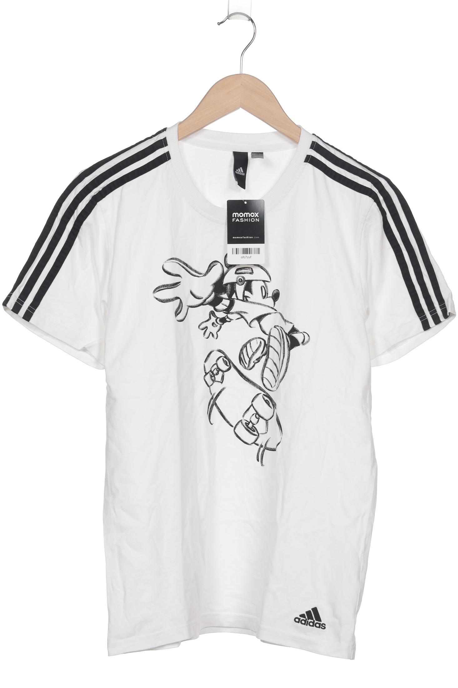 

adidas Herren T-Shirt, weiß, Gr. 46
