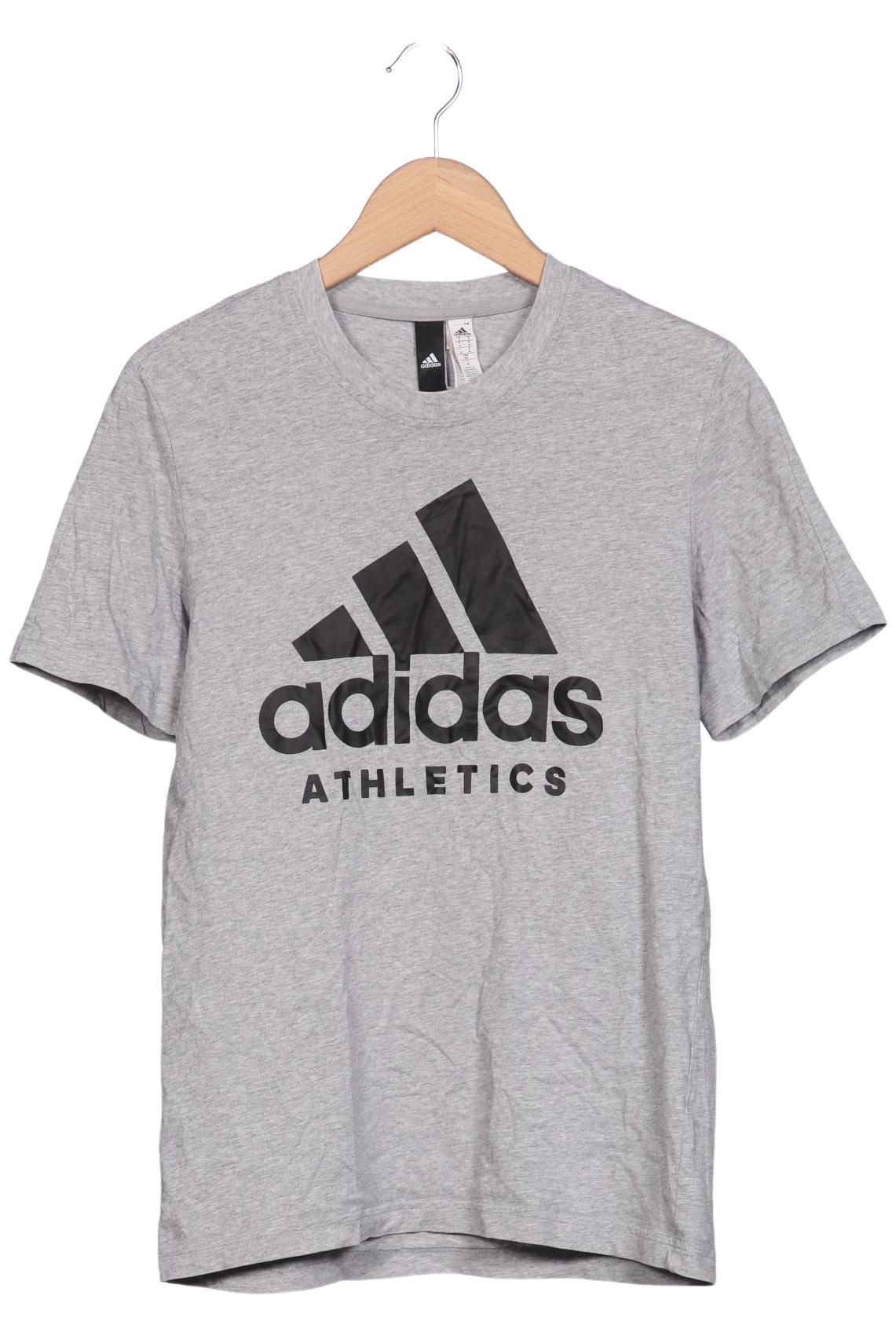 

adidas Herren T-Shirt, grau, Gr. 46