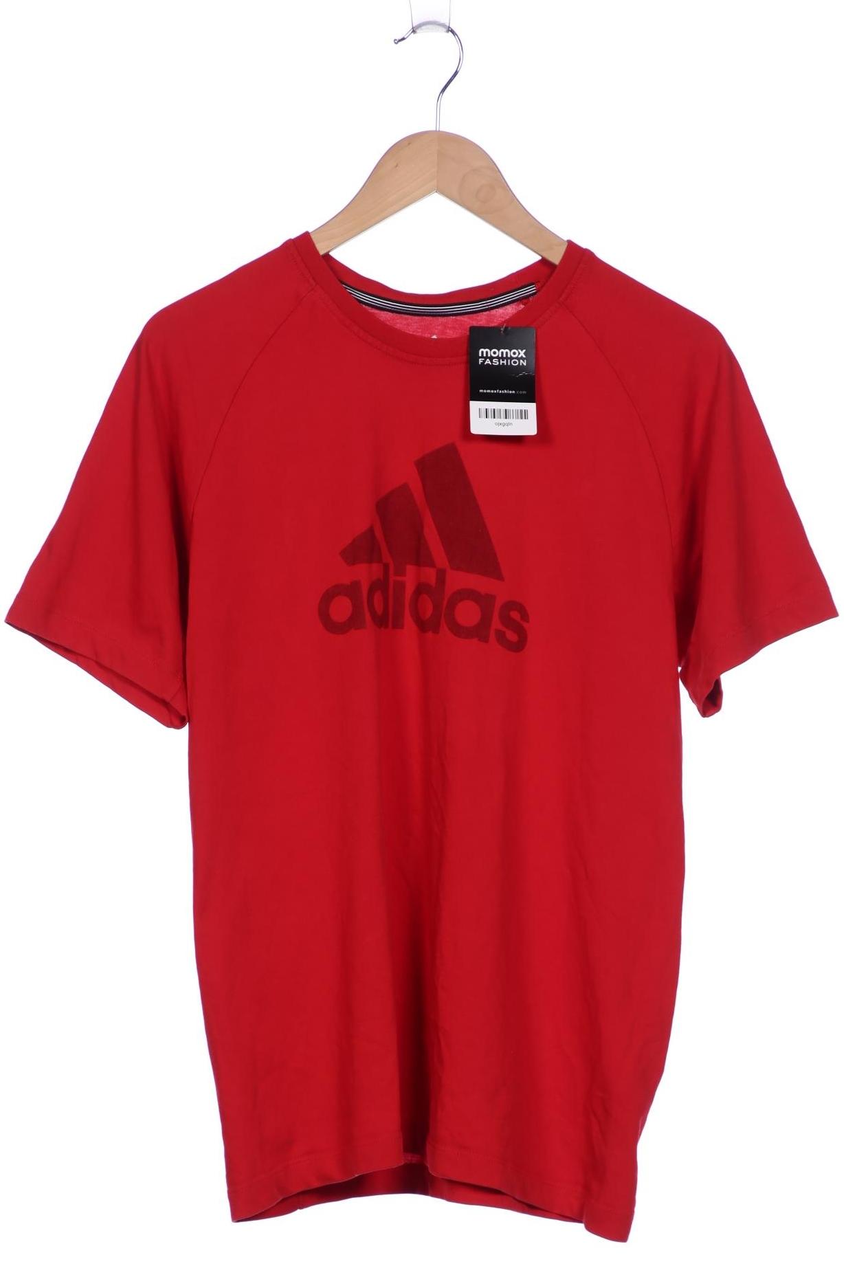 

adidas Herren T-Shirt, rot, Gr. 48