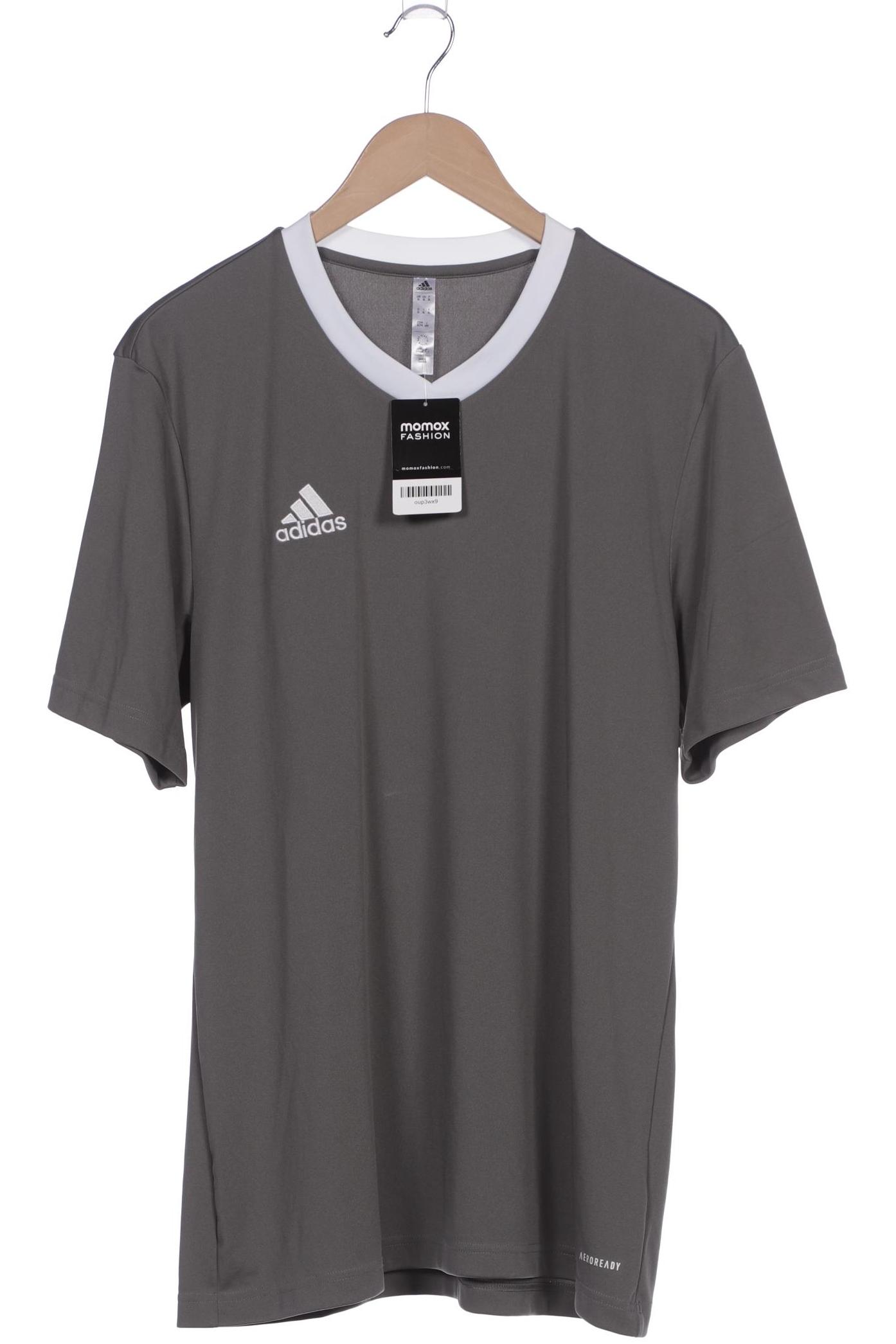 

adidas Herren T-Shirt, grau, Gr. 54