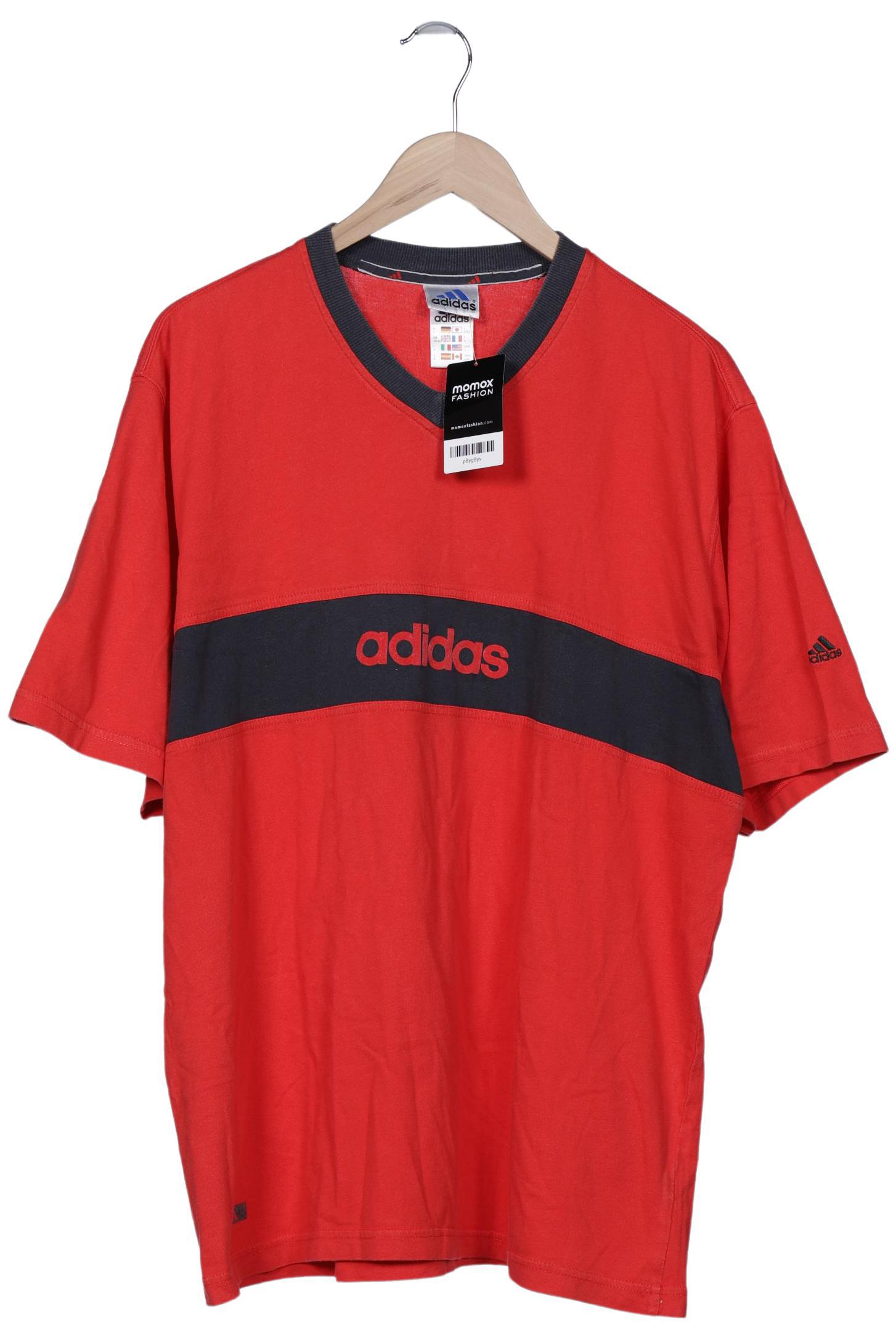 

adidas Herren T-Shirt, rot, Gr. 52