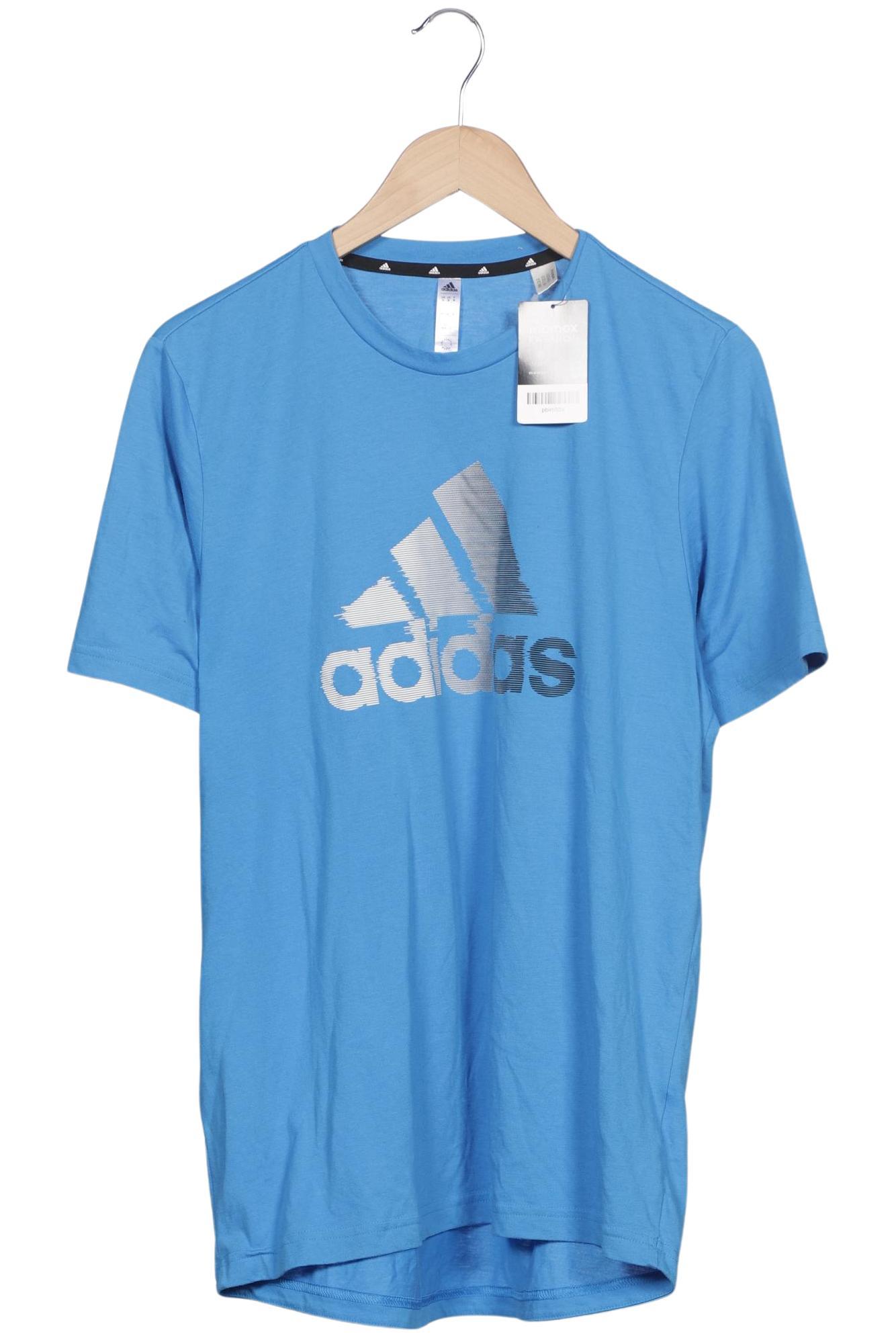 

adidas Herren T-Shirt, blau, Gr. 48